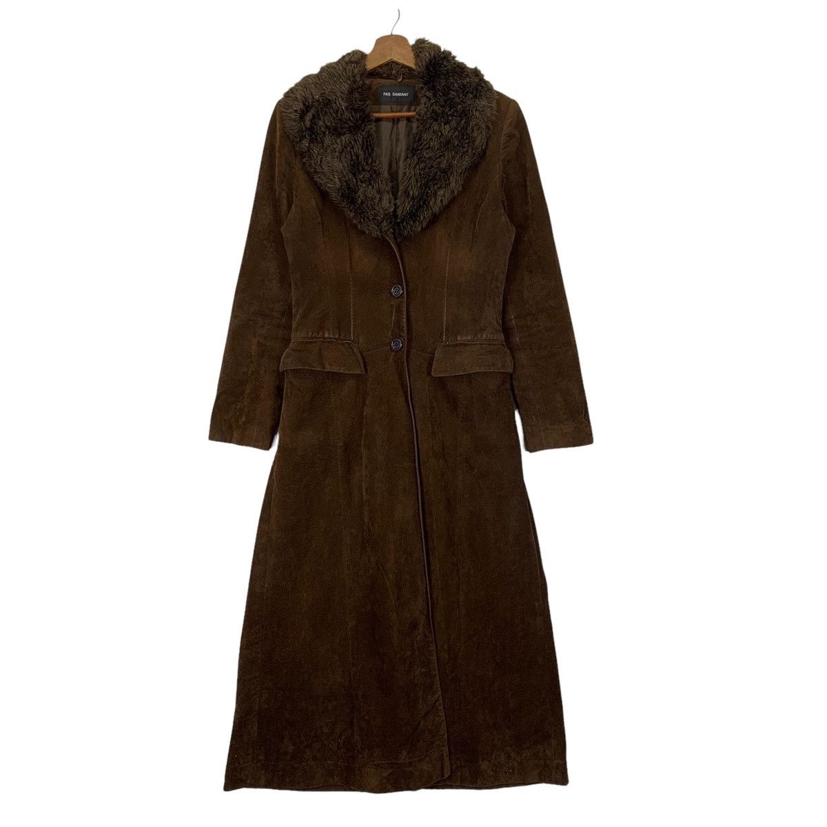 Japanese Brand Pas Dansant Luxury Leather Long Coat Size US M / EU 48-50 / 2 - 1 Thumbnail