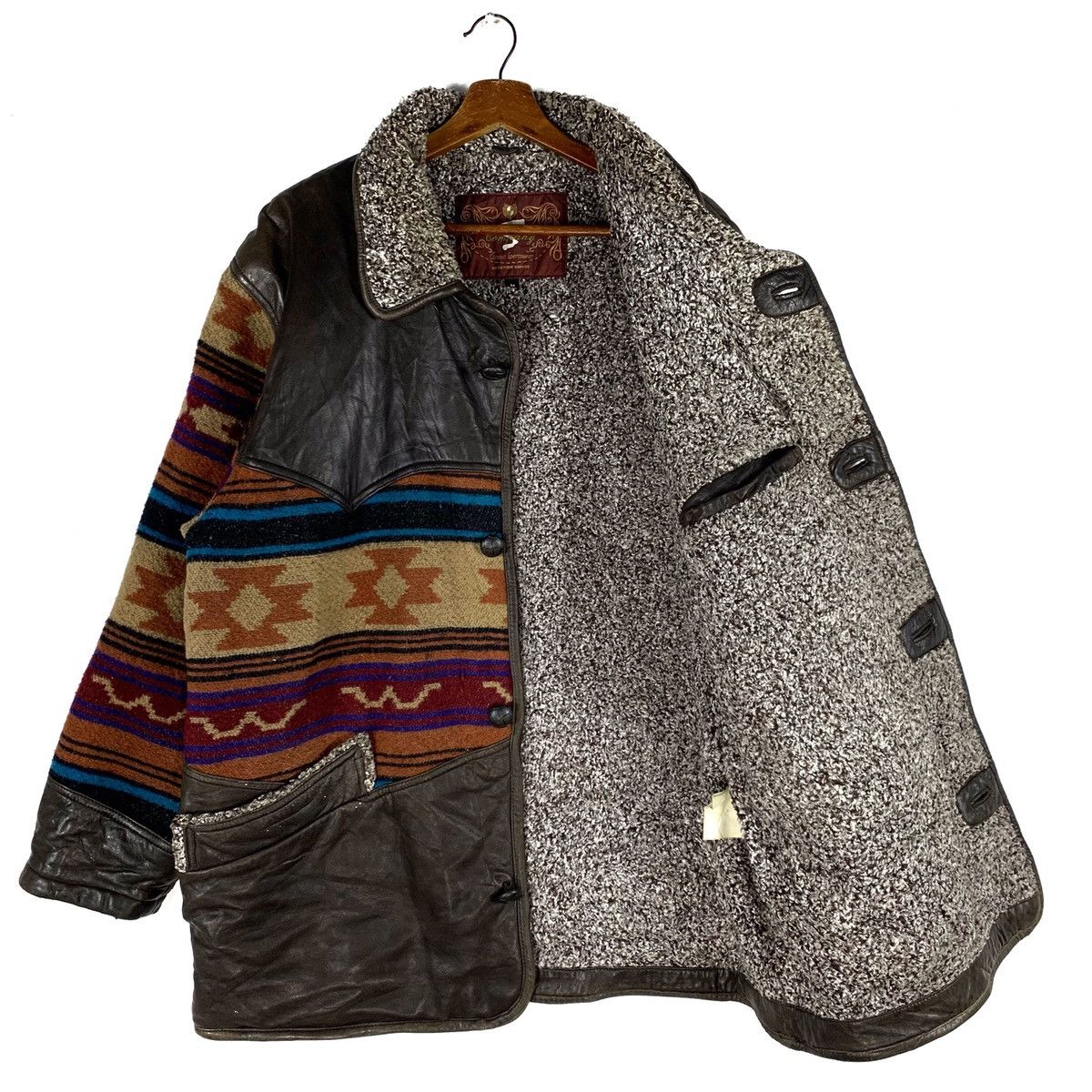 Genuine Leather Company Bandana Native Half Leather Jacket Size US L / EU 52-54 / 3 - 2 Thumbnail