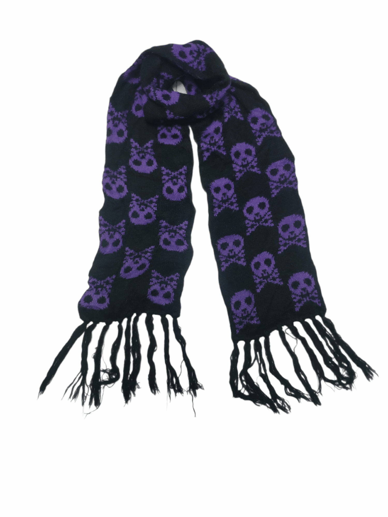 Vintage Steal 💥 Vintage Skull Scarf Fullprint Unbranded Size ONE SIZE - 1 Thumbnail