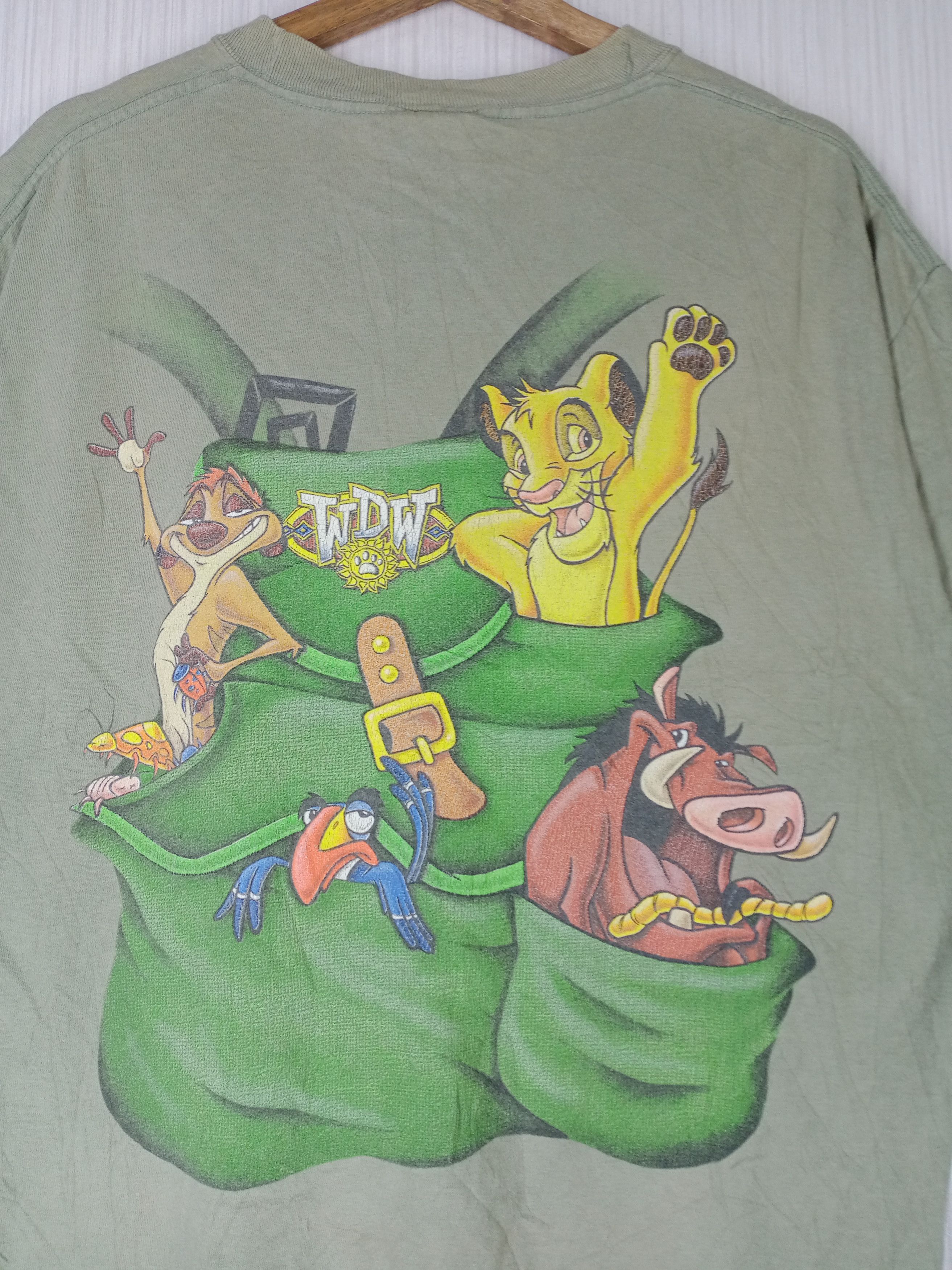 Cartoon Network × Disney × Vintage Rare Vintage 90s Disney The Lion King Movie Tshirt Size US L / EU 52-54 / 3 - 2 Thumbnail