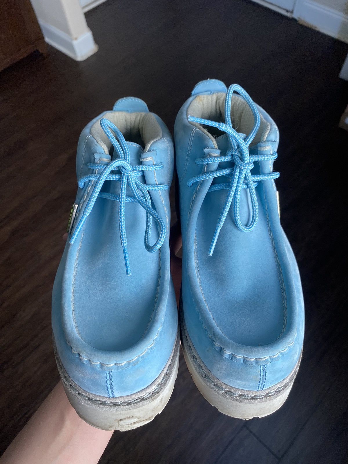 Lugz Streetwear Vintage Vintage Custom Lugz Boots Baby Blue Grailed