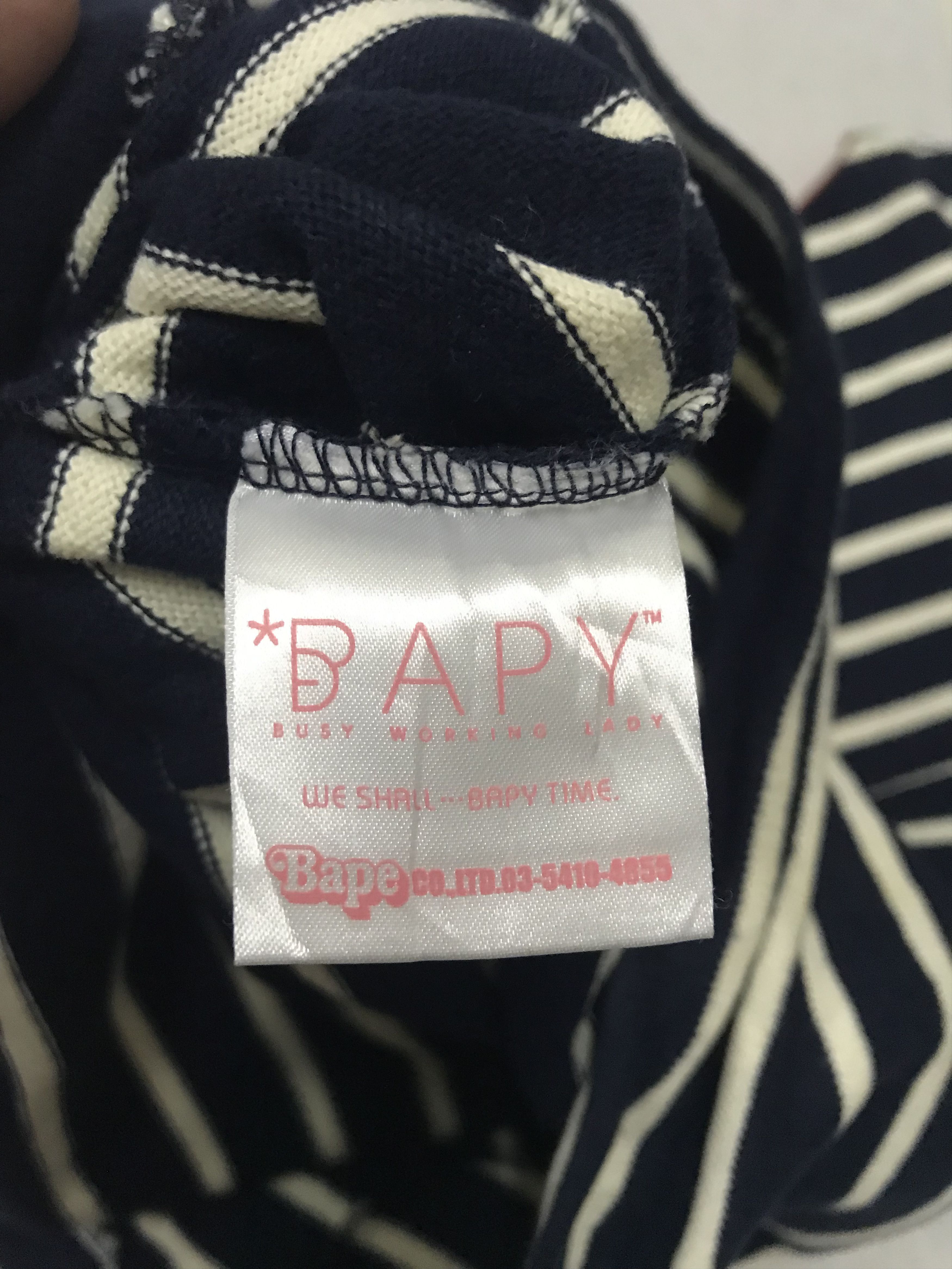 Bape Vintage bapy bathing ape stripe longsleeve Size XS / US 0-2 / IT 36-38 - 10 Thumbnail