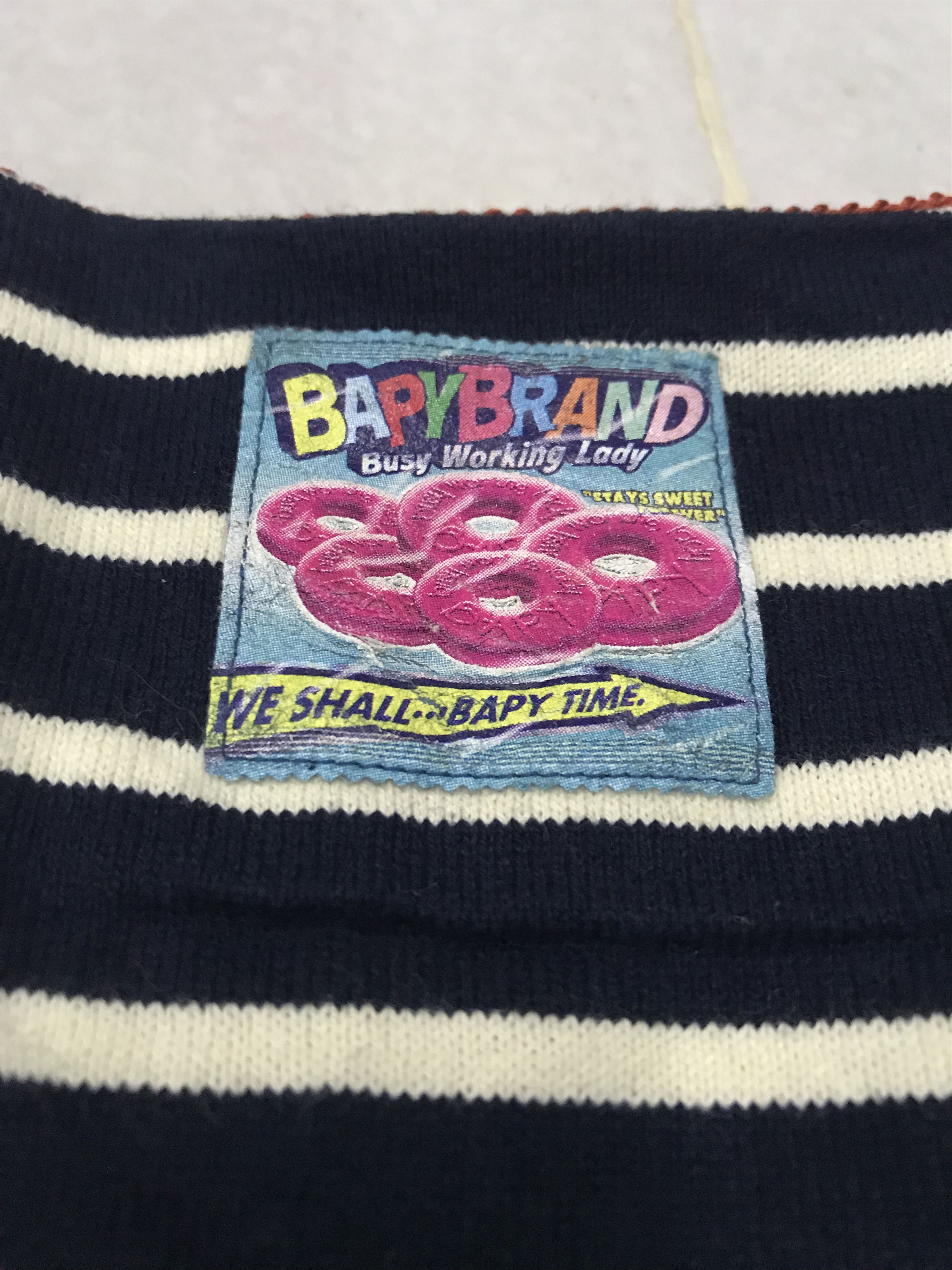 Bape Vintage bapy bathing ape stripe longsleeve Size XS / US 0-2 / IT 36-38 - 9 Thumbnail