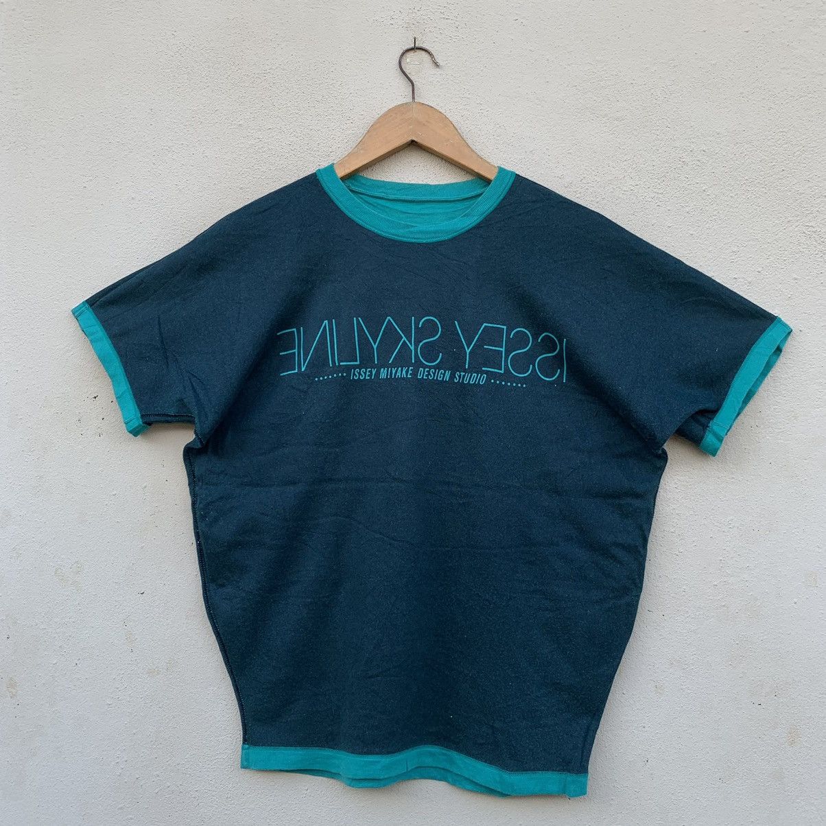 Designer × Issey Miyake × Japanese Brand ISSEY SKYLINE ISSEY MIYAKE DESIGN STUDIO T-Shirt Size M / US 6-8 / IT 42-44 - 7 Thumbnail