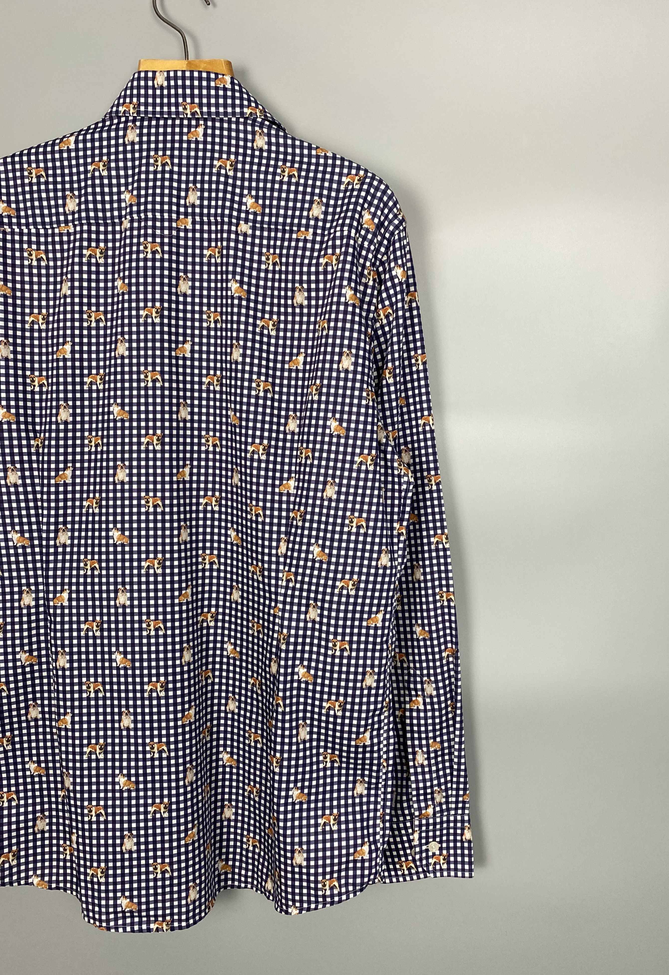 Eton NEW ETON Printed Dog Shirt Size US XL / EU 56 / 4 - 10 Thumbnail