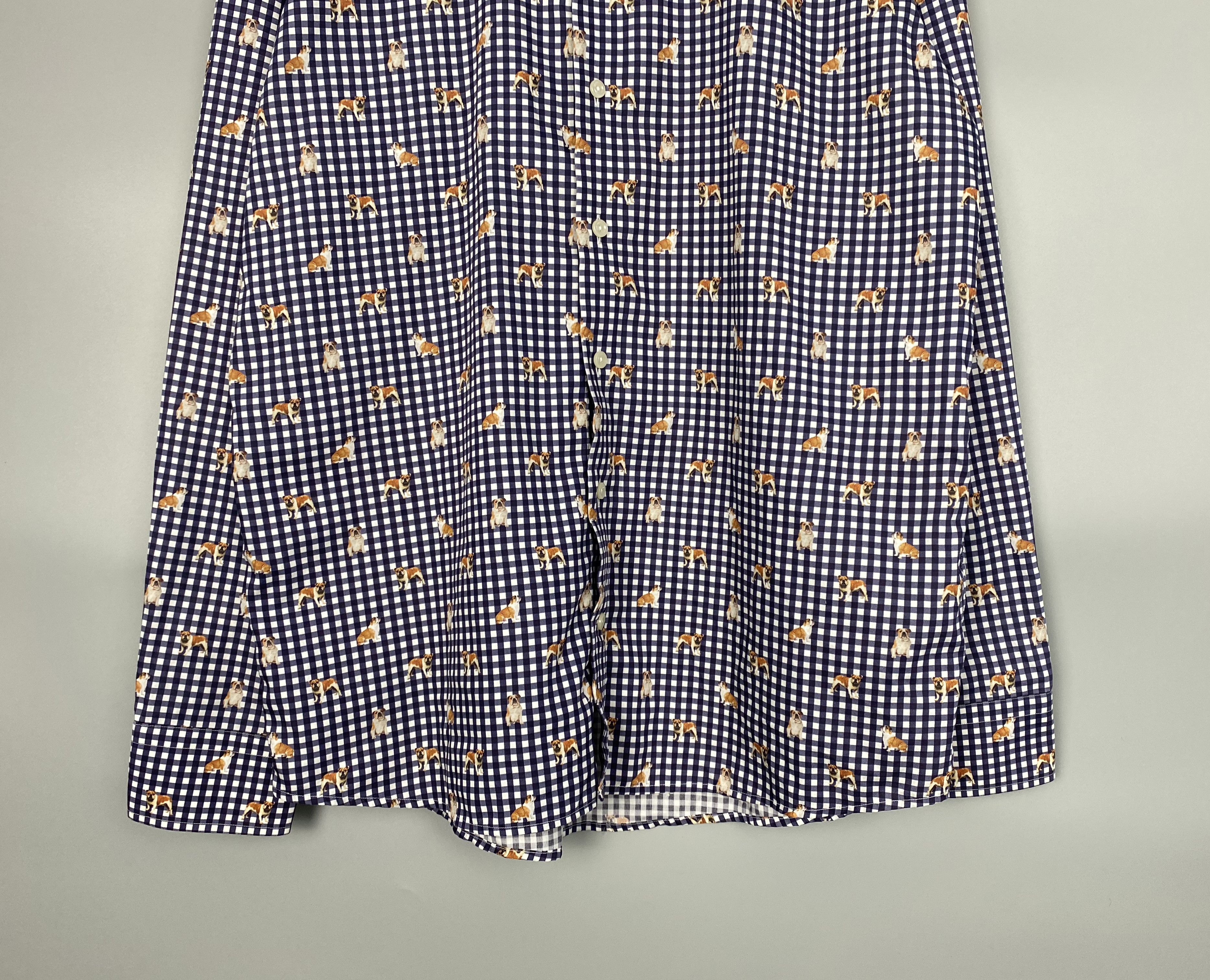 Eton NEW ETON Printed Dog Shirt Size US XL / EU 56 / 4 - 7 Thumbnail