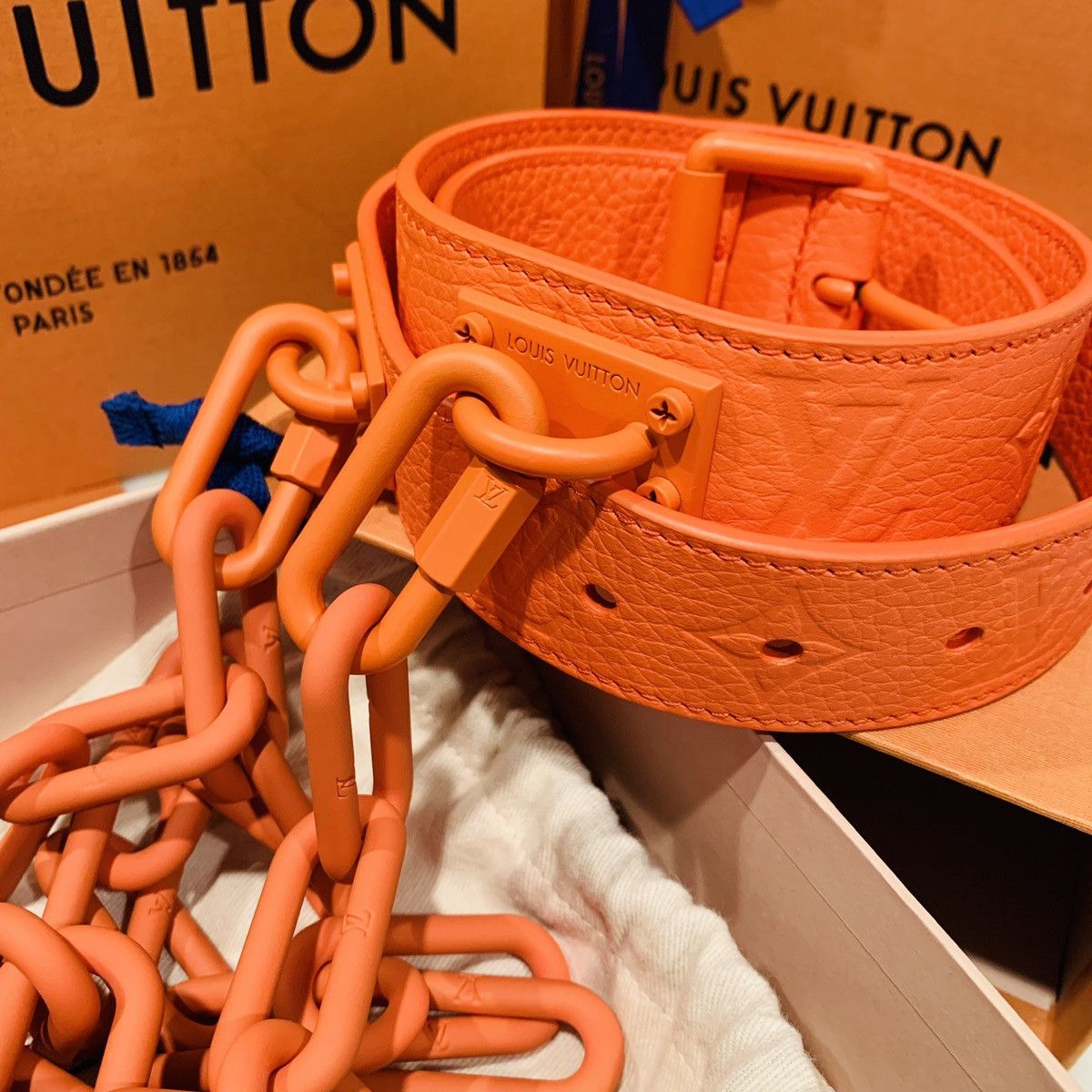 Virgil Abloh Louis Vuitton Belt Grailed