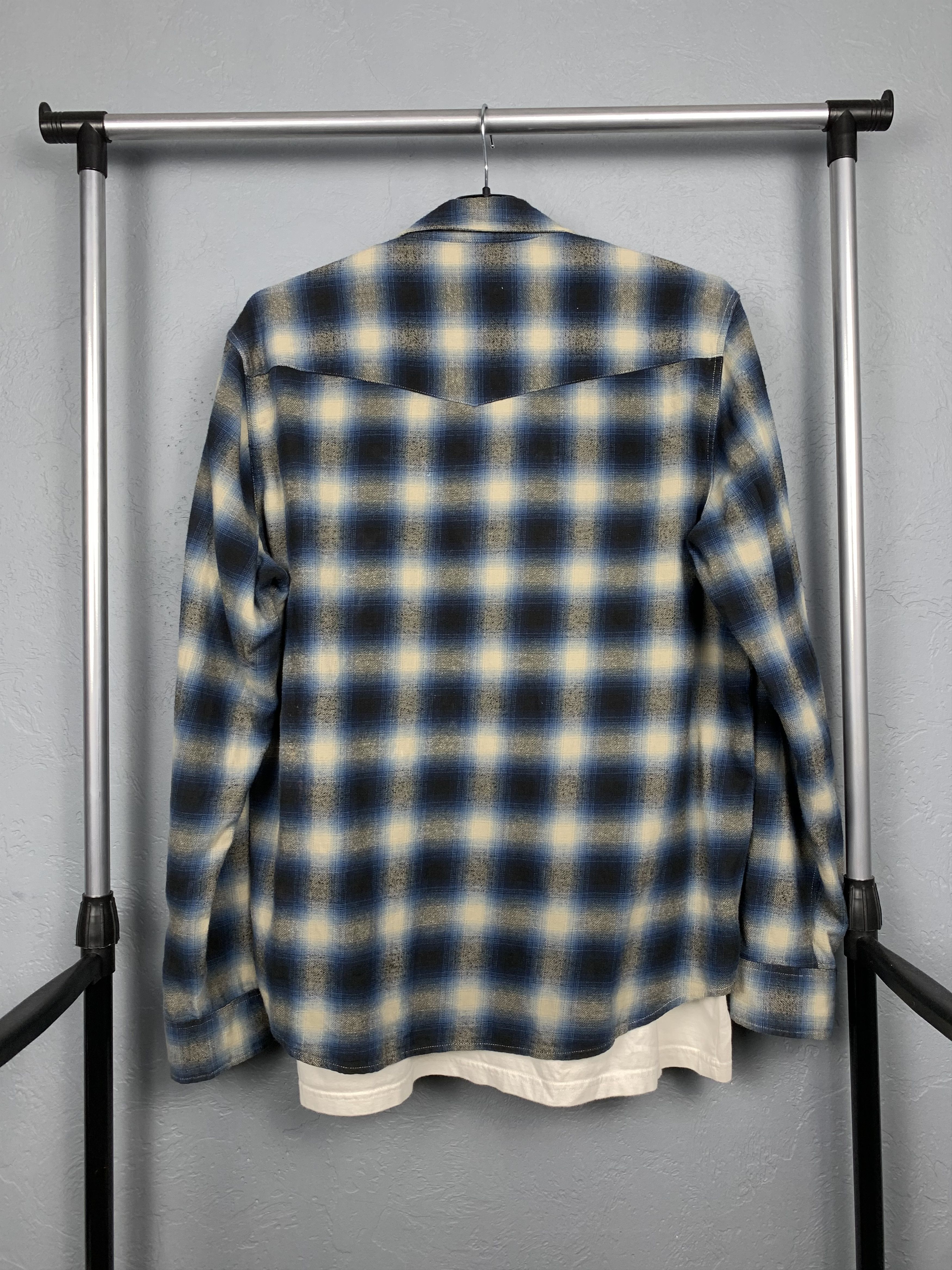 Flannel Vintage Flannel Plaid Shirt Travis style Size US L / EU 52-54 / 3 - 3 Thumbnail