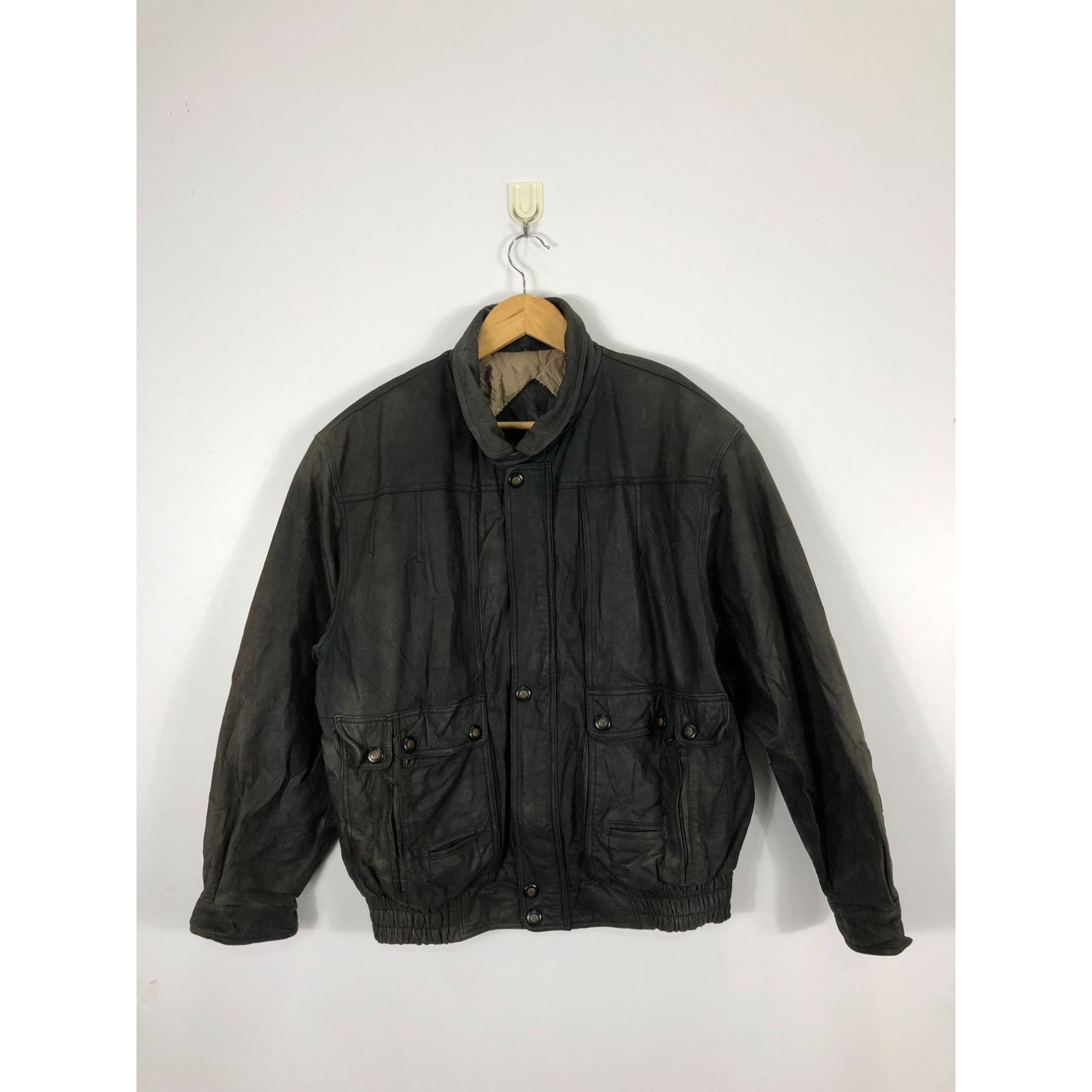 Japanese Brand × Leather Jacket × Vintage Vintage 80s Japanese Brand ...