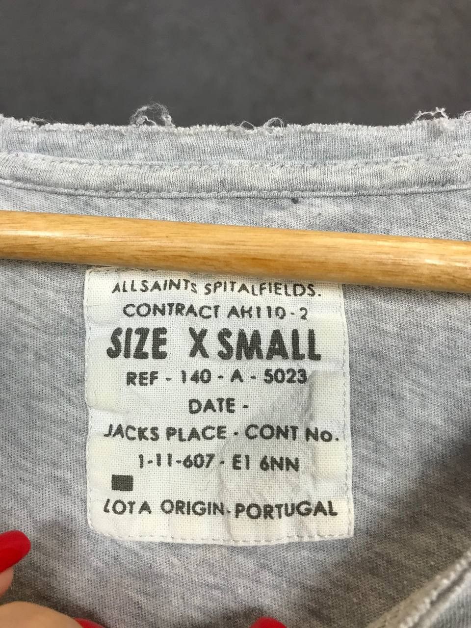 Allsaints Allsaints luxury streetwear vintage art tee Size US XS / EU 42 / 0 - 3 Thumbnail