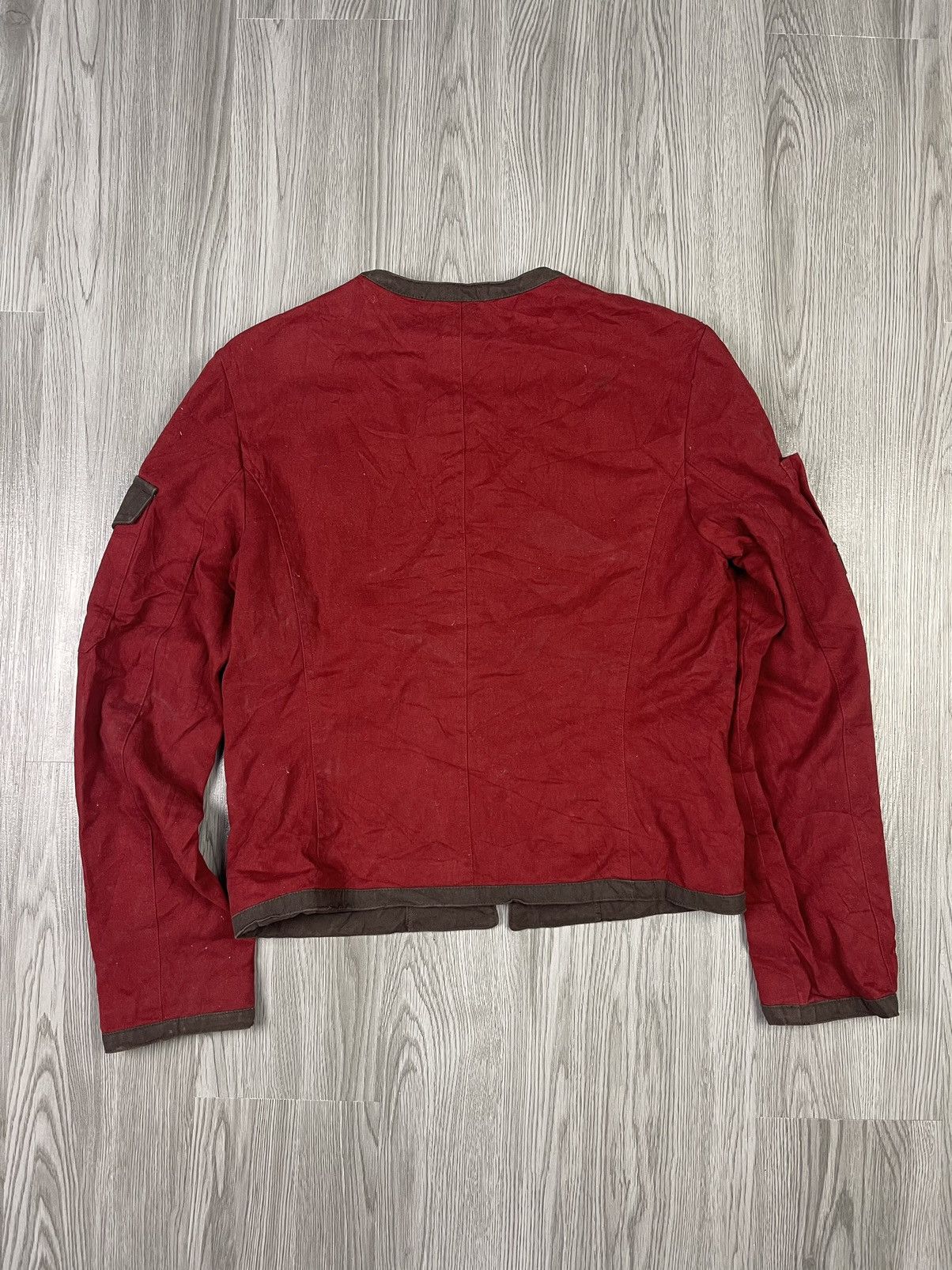 Moschino Moschino Multipocket Gold peace zipper Red Jacket Size S / US 4 / IT 40 - 2 Thumbnail