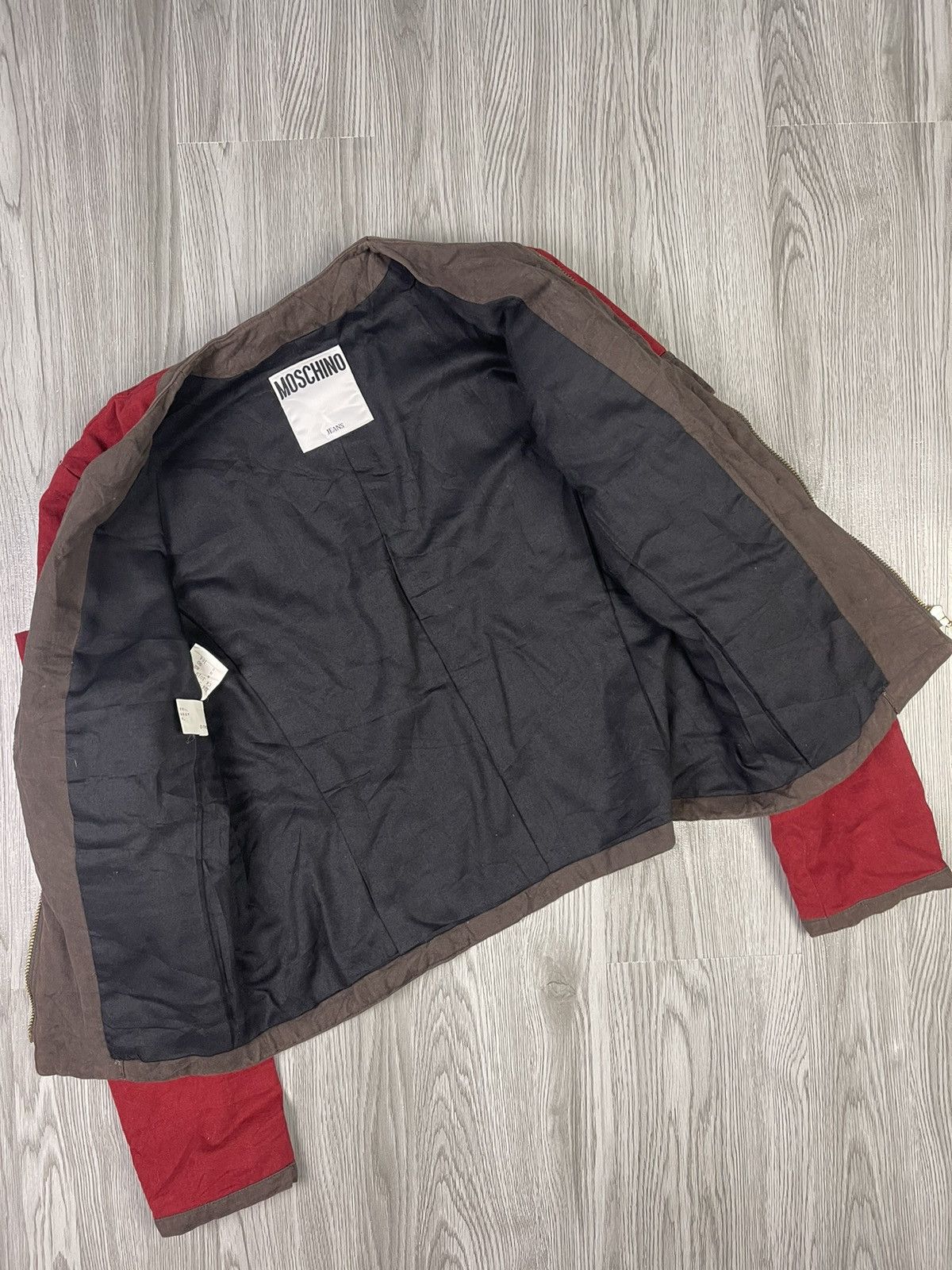 Moschino Moschino Multipocket Gold peace zipper Red Jacket Size S / US 4 / IT 40 - 4 Thumbnail