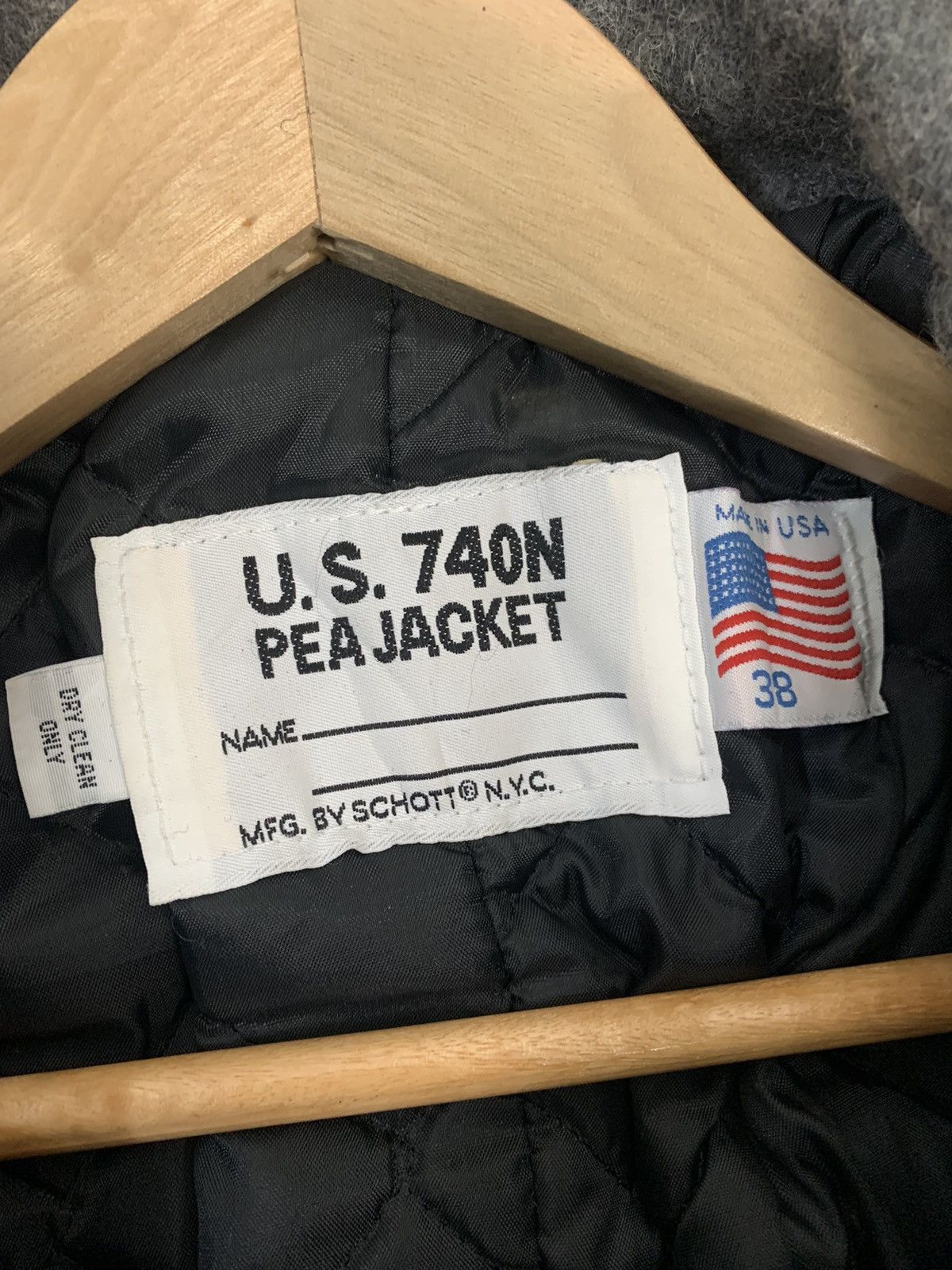 Schott Schott US740N Pea Jacket Size US M / EU 48-50 / 2 - 5 Thumbnail