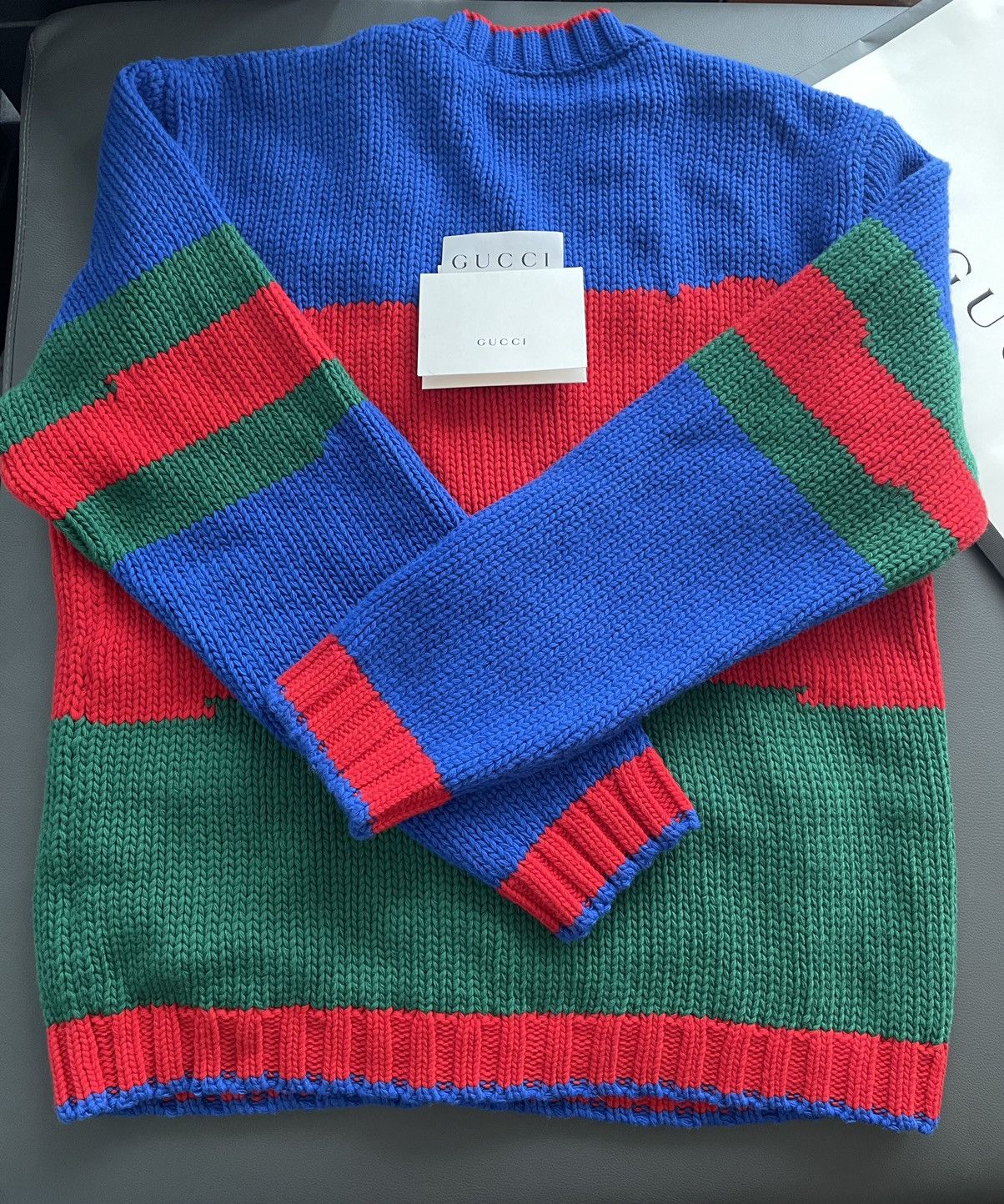 Gucci SuperRunway $2,500 Brand NEW LimitedEdition Cardigan Sweater Size US L / EU 52-54 / 3 - 16 Thumbnail
