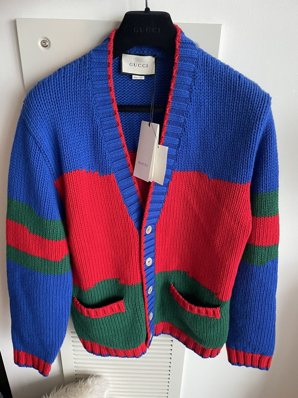 Gucci SuperRunway $2,500 Brand NEW LimitedEdition Cardigan Sweater Size US L / EU 52-54 / 3 - 22 Thumbnail