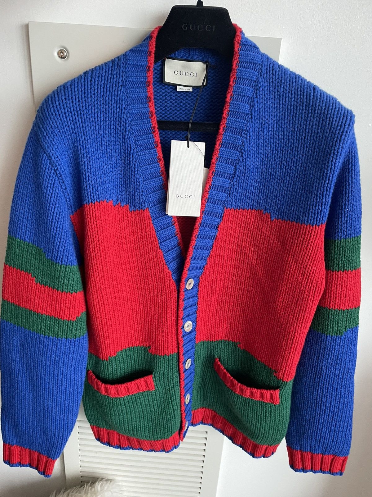 Gucci SuperRunway $2,500 Brand NEW LimitedEdition Cardigan Sweater Size US L / EU 52-54 / 3 - 24 Thumbnail