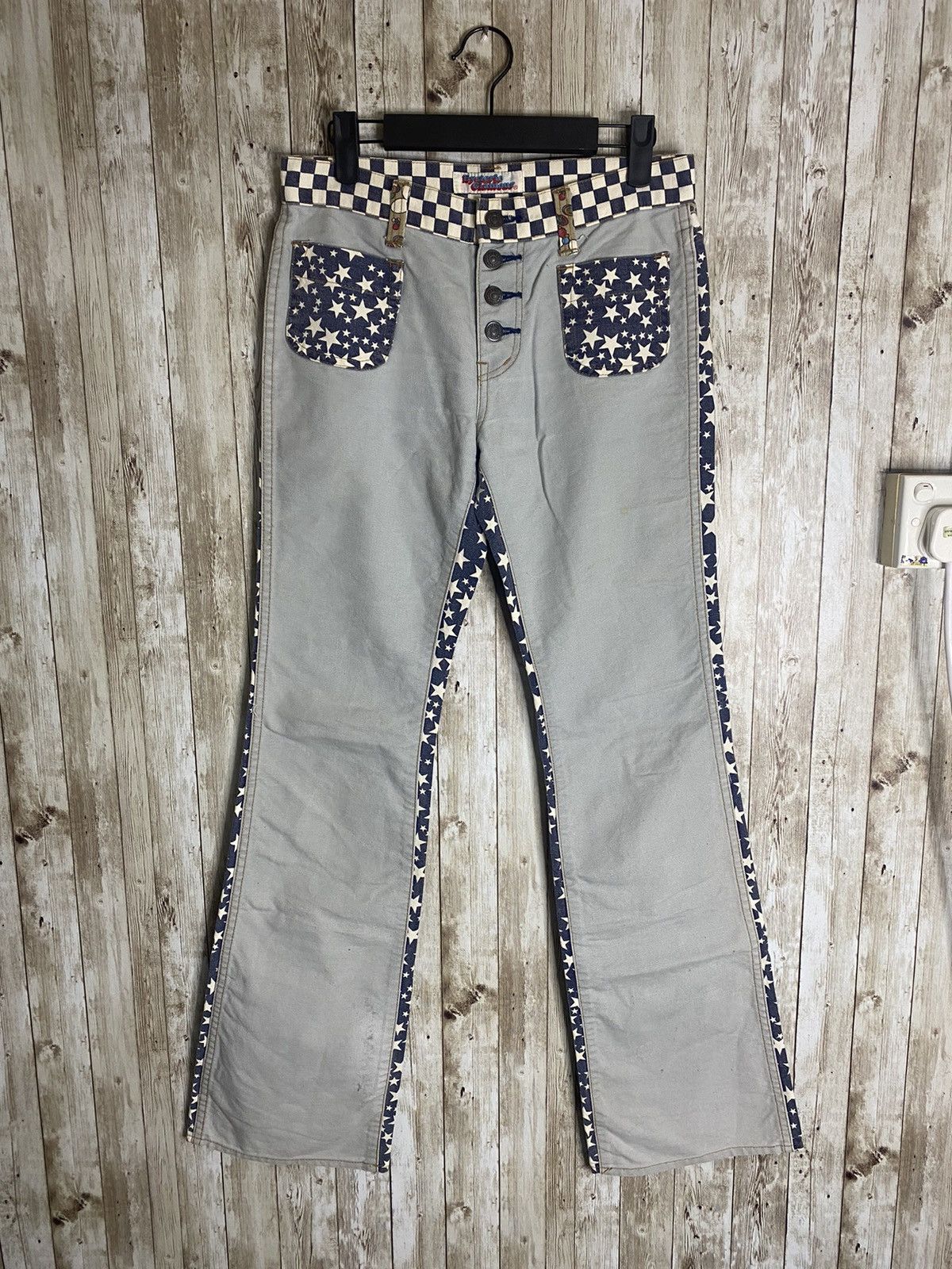 Hysteric Glamour × Vintage RARE Vintage Style Hysteric Glamour Star Jeans Size US 28 / EU 44 - 2 Thumbnail