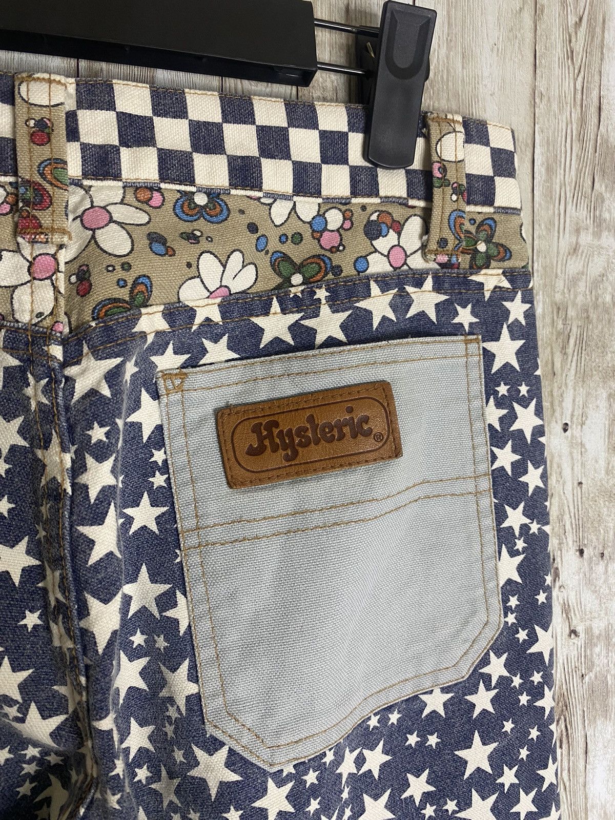Hysteric Glamour × Vintage RARE Vintage Style Hysteric Glamour Star Jeans Size US 28 / EU 44 - 9 Thumbnail
