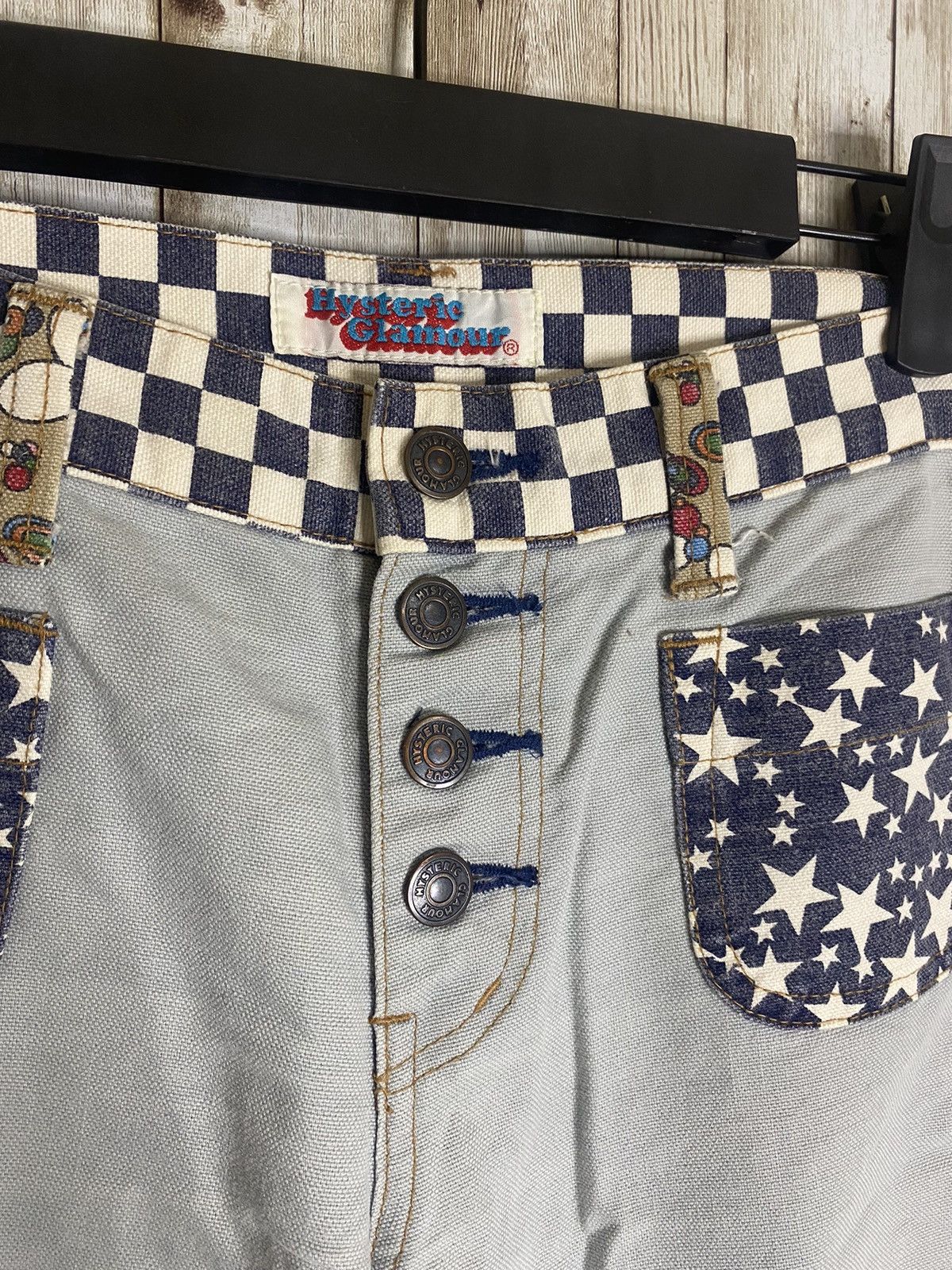 Hysteric Glamour × Vintage RARE Vintage Style Hysteric Glamour Star Jeans Size US 28 / EU 44 - 5 Thumbnail