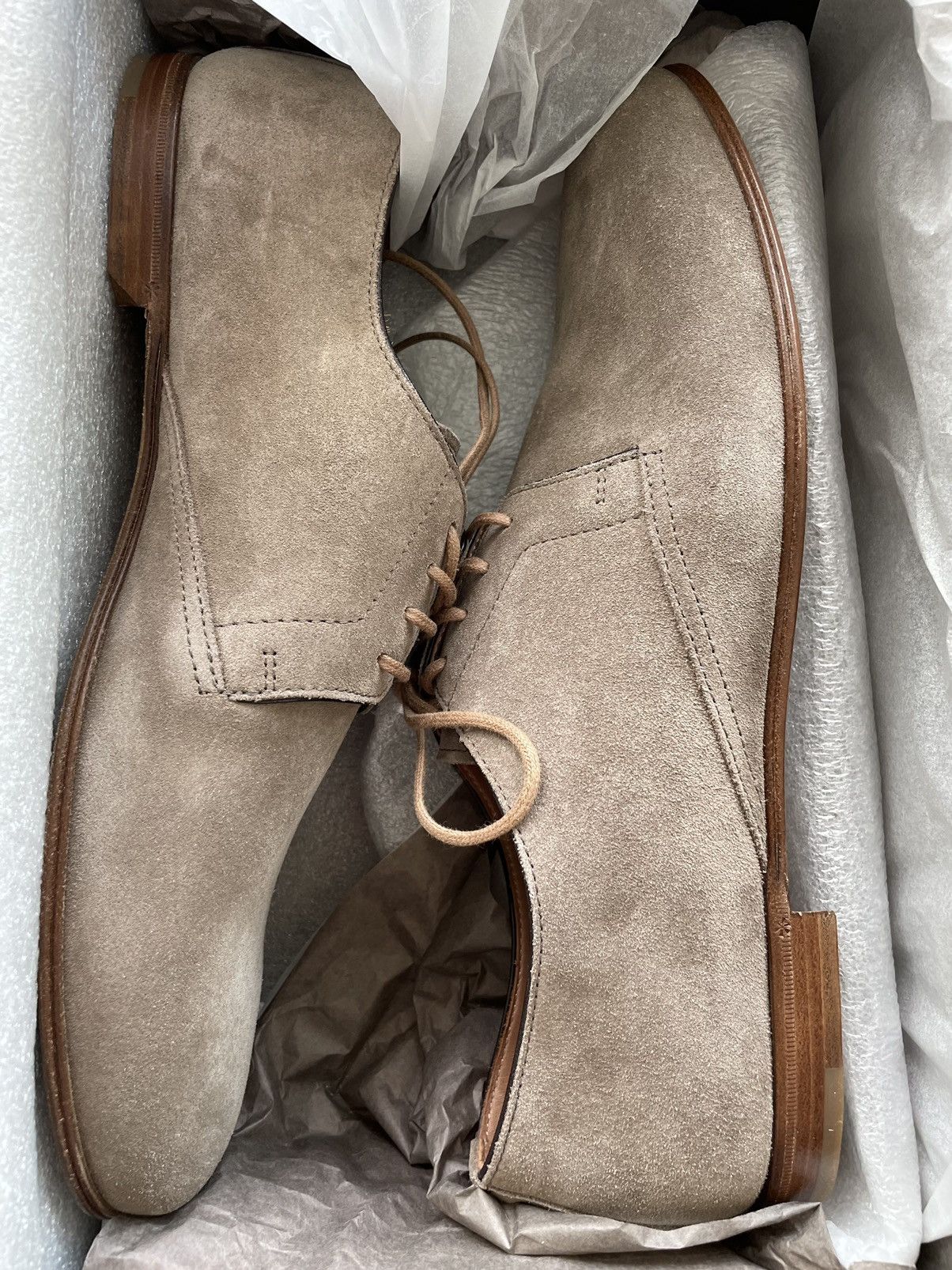 Bottega Veneta Brand New Runway Suede Leather Lace up Shoes Size US 10 / EU 43 - 1 Thumbnail