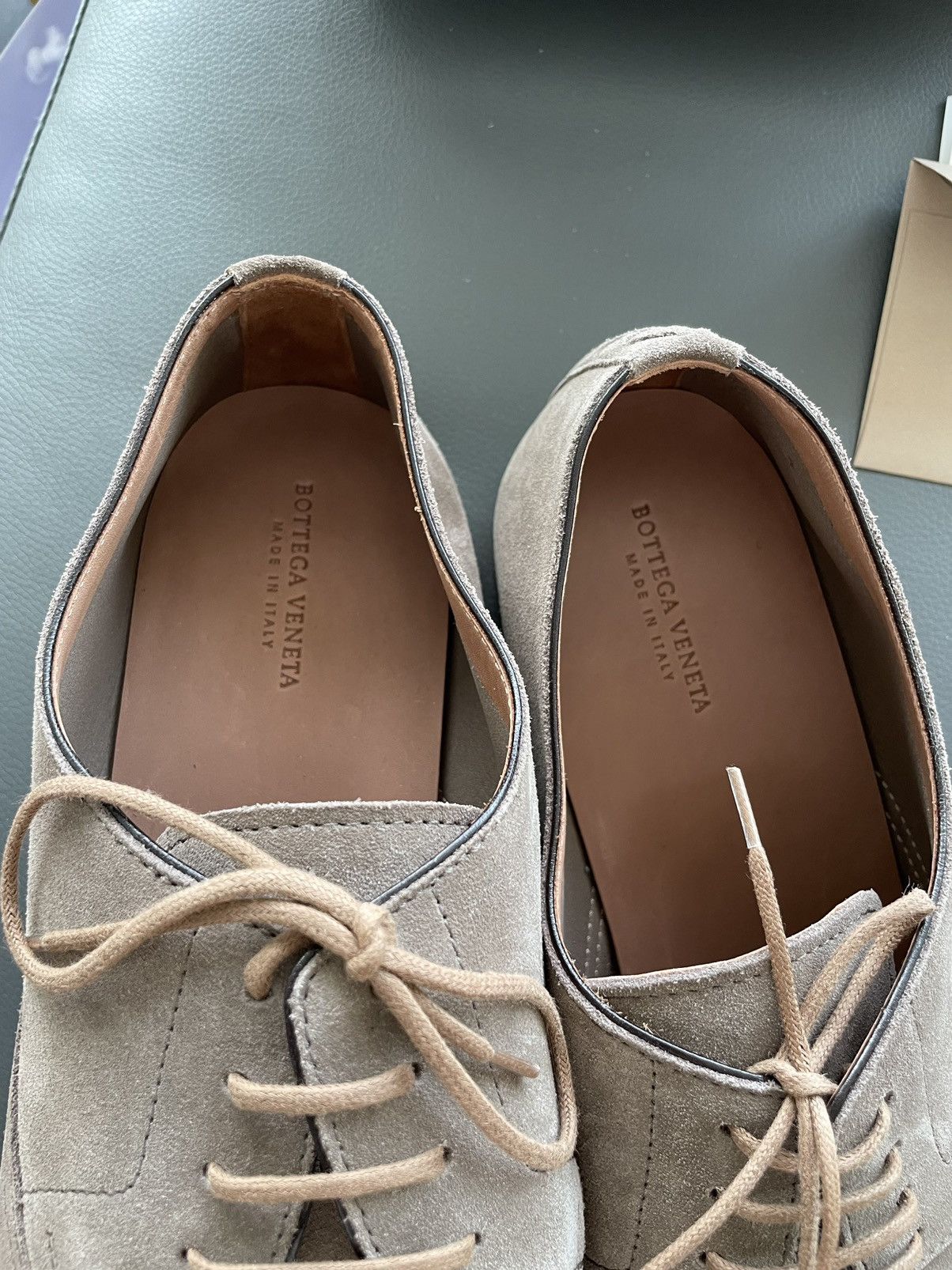Bottega Veneta Brand New Runway Suede Leather Lace up Shoes Size US 10 / EU 43 - 5 Thumbnail