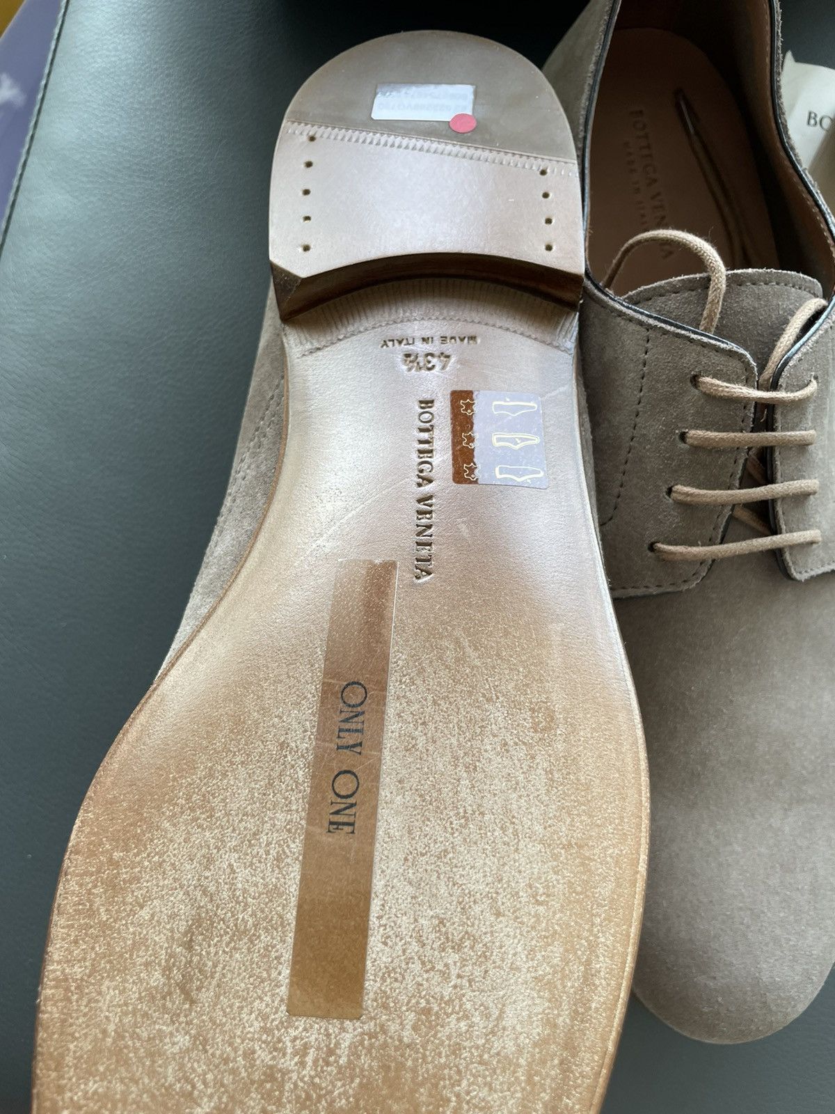 Bottega Veneta Brand New Runway Suede Leather Lace up Shoes Size US 10 / EU 43 - 9 Thumbnail