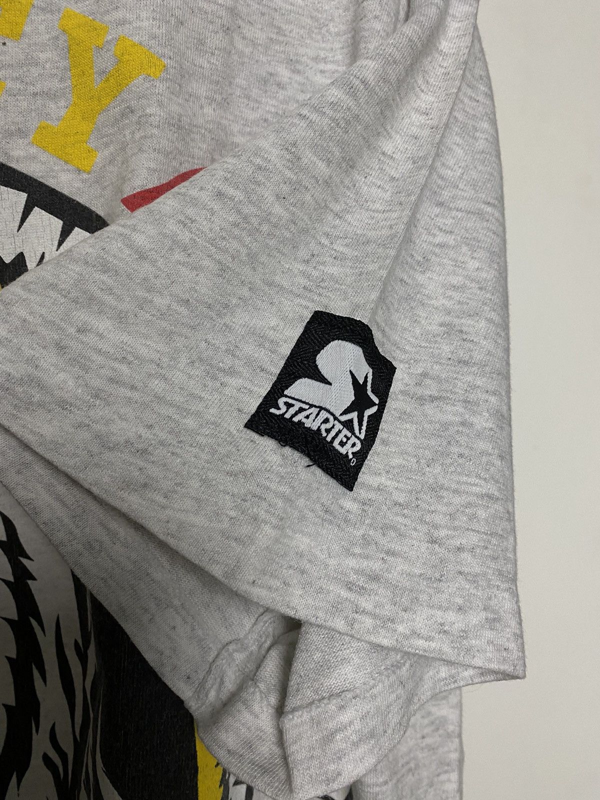 NHL × Starter × Vintage Starter NHL vintage grey T-shirt Lulea Hockey made in USA Size US L / EU 52-54 / 3 - 6 Thumbnail
