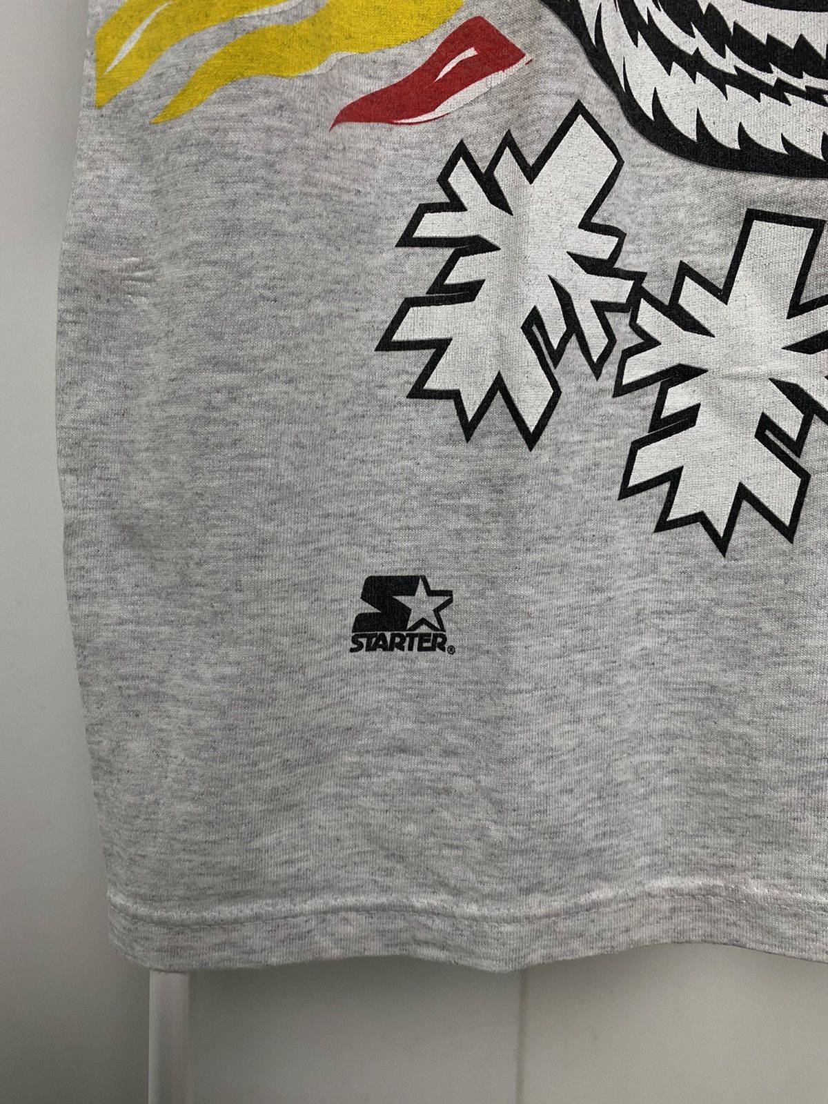 NHL × Starter × Vintage Starter NHL vintage grey T-shirt Lulea Hockey made in USA Size US L / EU 52-54 / 3 - 3 Thumbnail