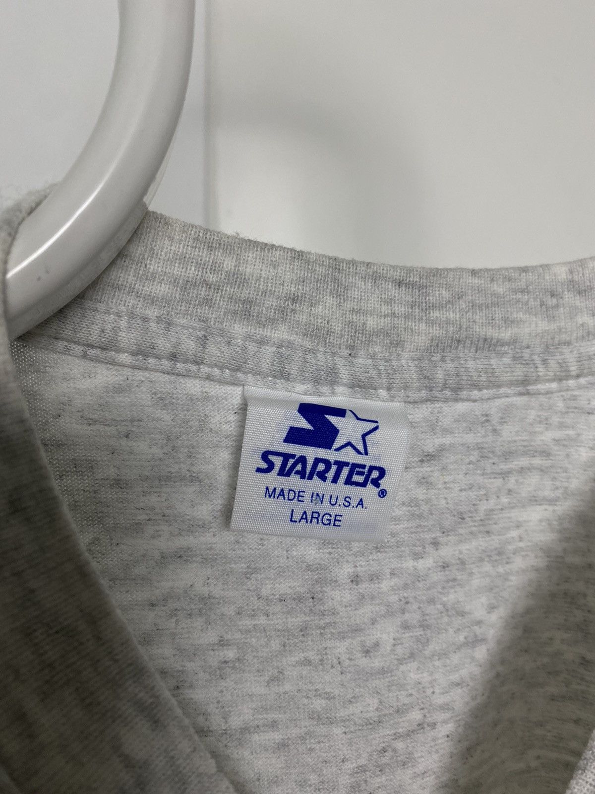 NHL × Starter × Vintage Starter NHL vintage grey T-shirt Lulea Hockey made in USA Size US L / EU 52-54 / 3 - 7 Thumbnail