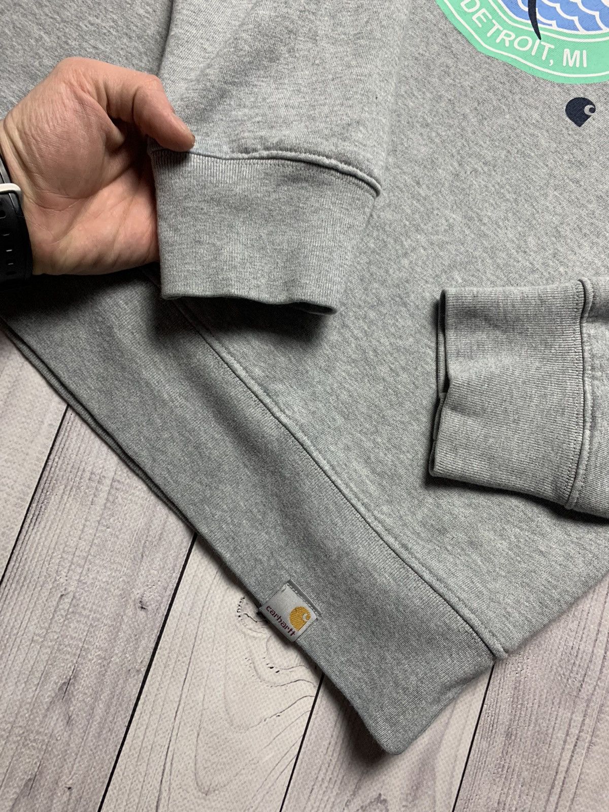Carhartt Carhartt sweatshirt size M big logo Shark Size US M / EU 48-50 / 2 - 3 Thumbnail