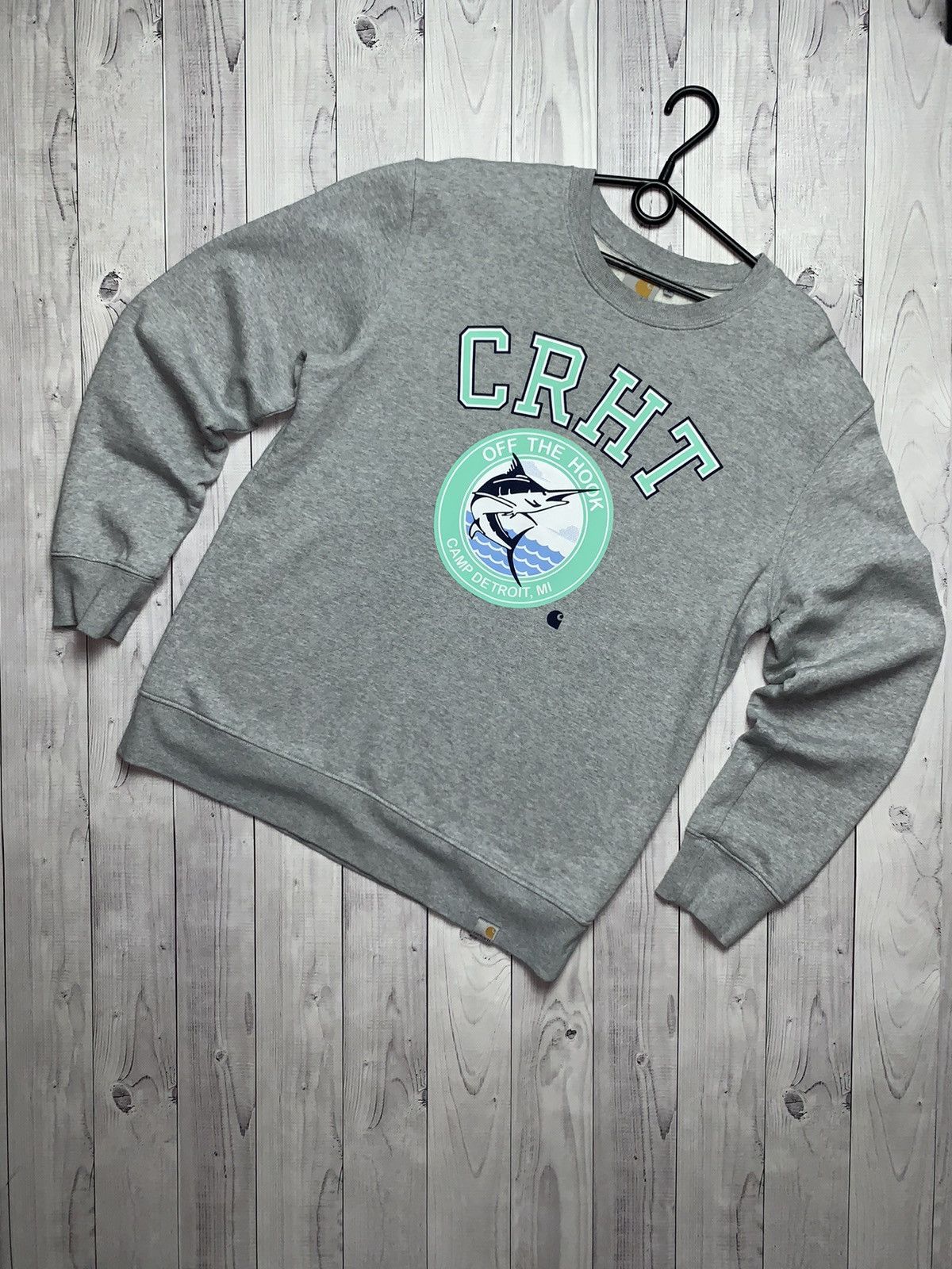 Carhartt Carhartt sweatshirt size M big logo Shark Size US M / EU 48-50 / 2 - 1 Thumbnail