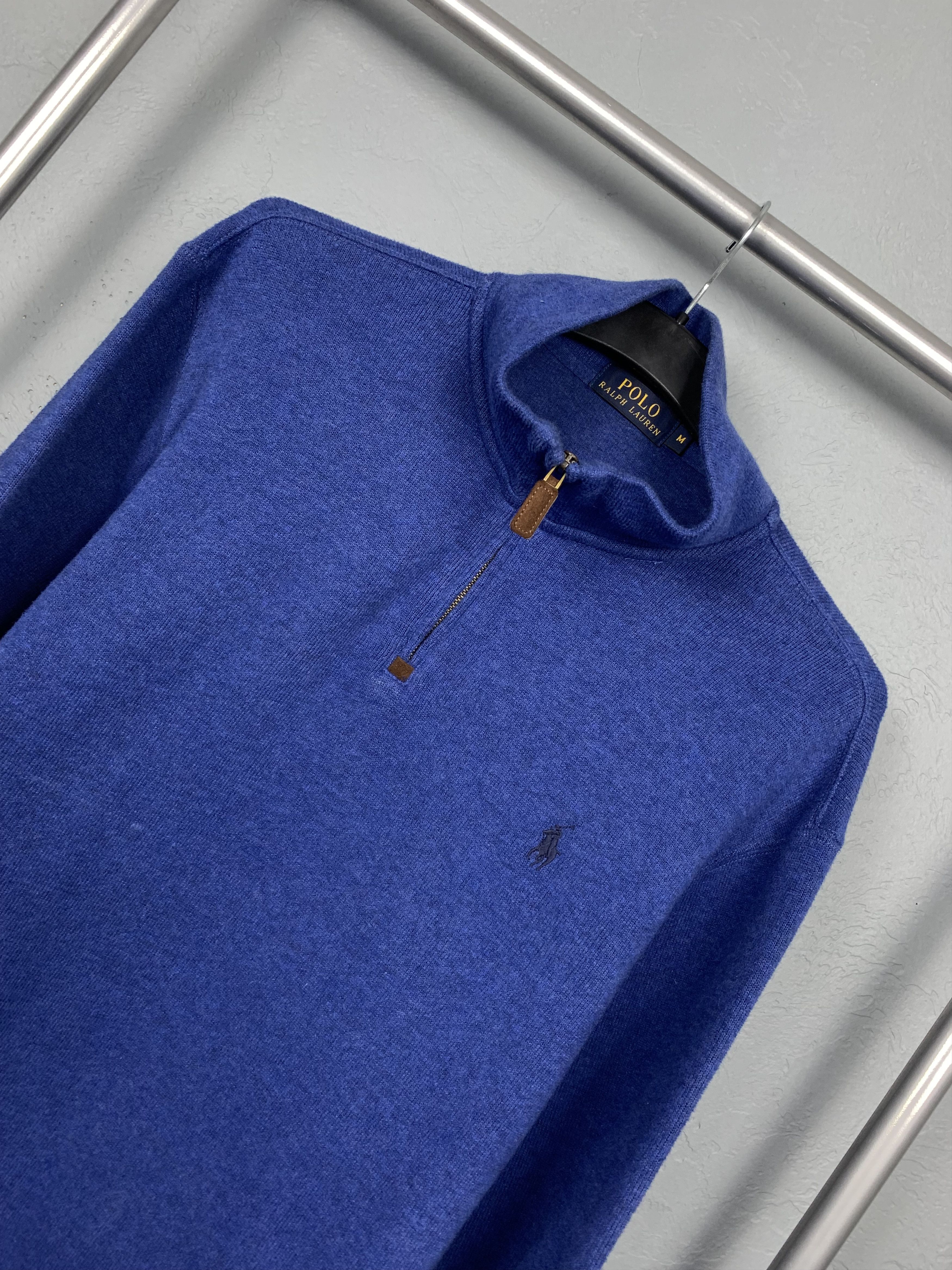 Polo Ralph Lauren Polo Ralph Lauren Vintage Mens 1\4 Quarter Zip Sweatshirt Size US M / EU 48-50 / 2 - 2 Thumbnail