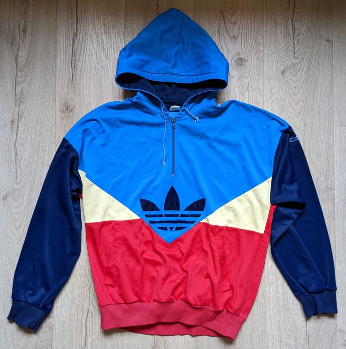 Manteau Vintage Adidas - Veste De Survêtement Noire, 100% Polyester, Taille M, Unisexe Enfant