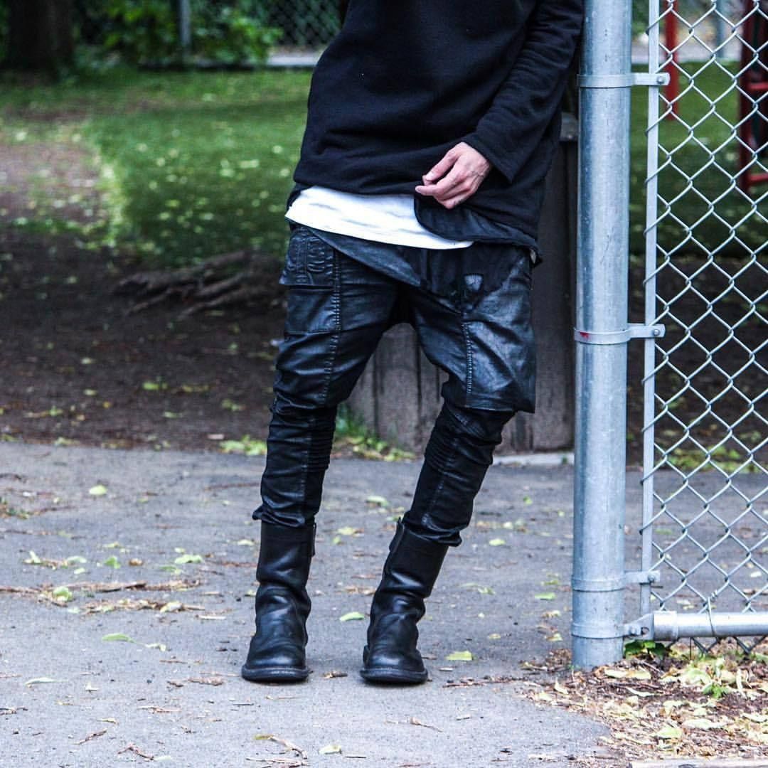 Rick Owens Drkshdw 16ss Black Wax Memphis Cut Denim Jeans Trousers Size US 30 / EU 46 - 7 Thumbnail