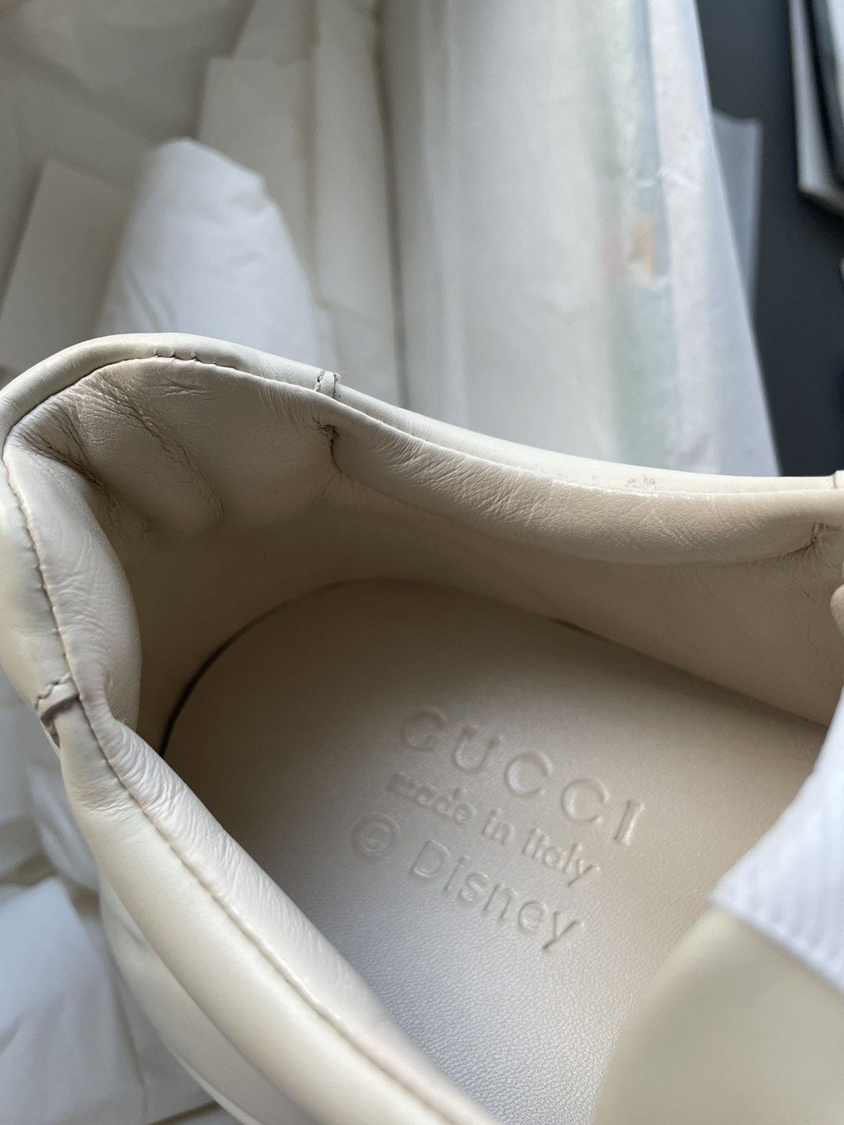 Disney × Gucci × Mickey Mouse New Super Rare Gucci x Mickey Mouse Rhyton Leather Sneaker Size US 11.5 / EU 44-45 - 5 Thumbnail