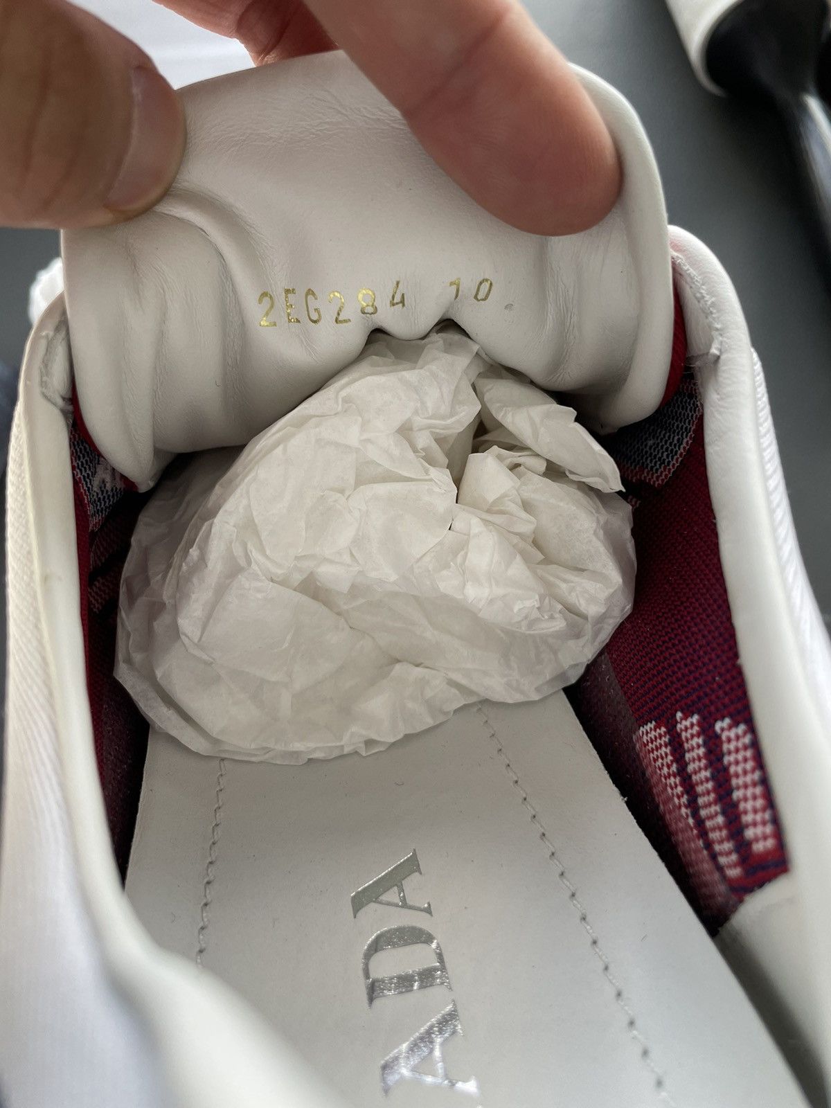 Limited Edition Rare Runway Multi Color Prada Logo Sneakers