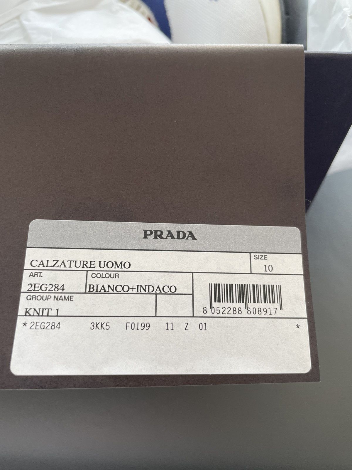 Limited Edition Rare Runway Multi Color Prada Logo Sneakers