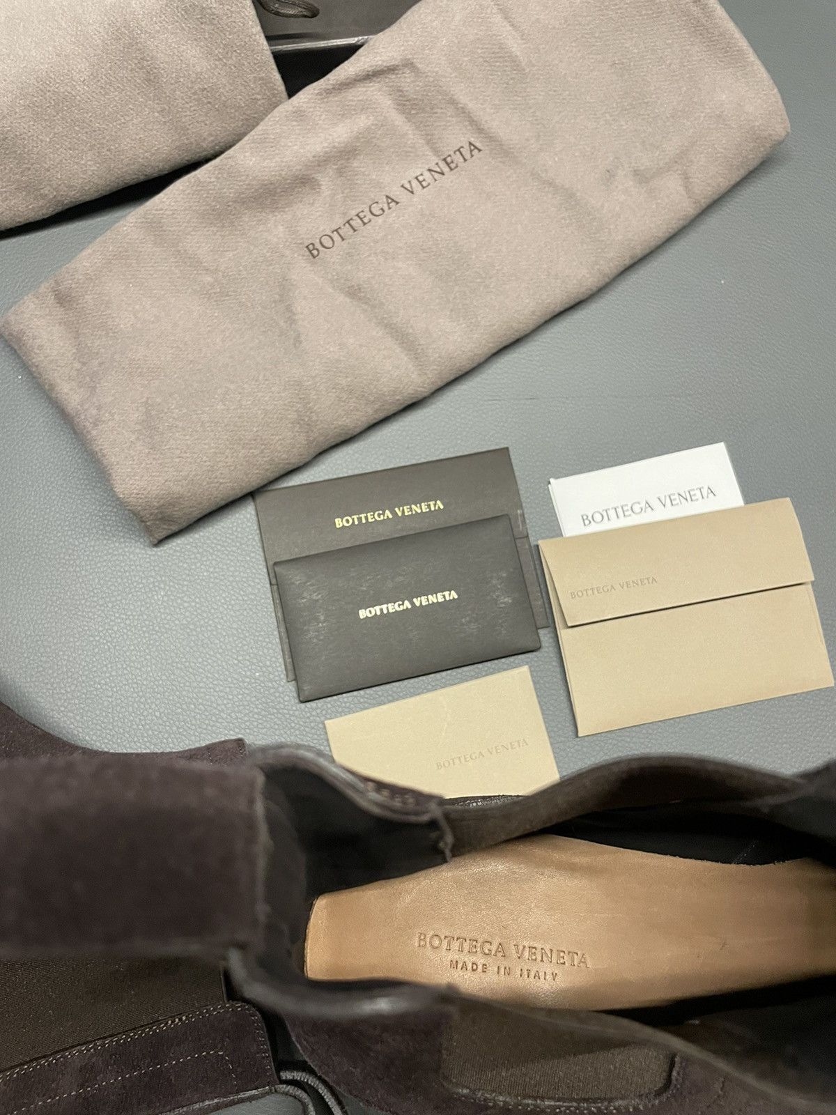 Bottega Veneta × Tomas Maier $1K+ Value Brand NEW Runway Classic Suede Chelsea Boots Size US 10 / EU 43 - 11 Thumbnail