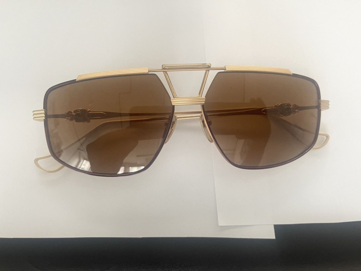 image of Chrome Hearts 2022 Gold Glasses, Men's