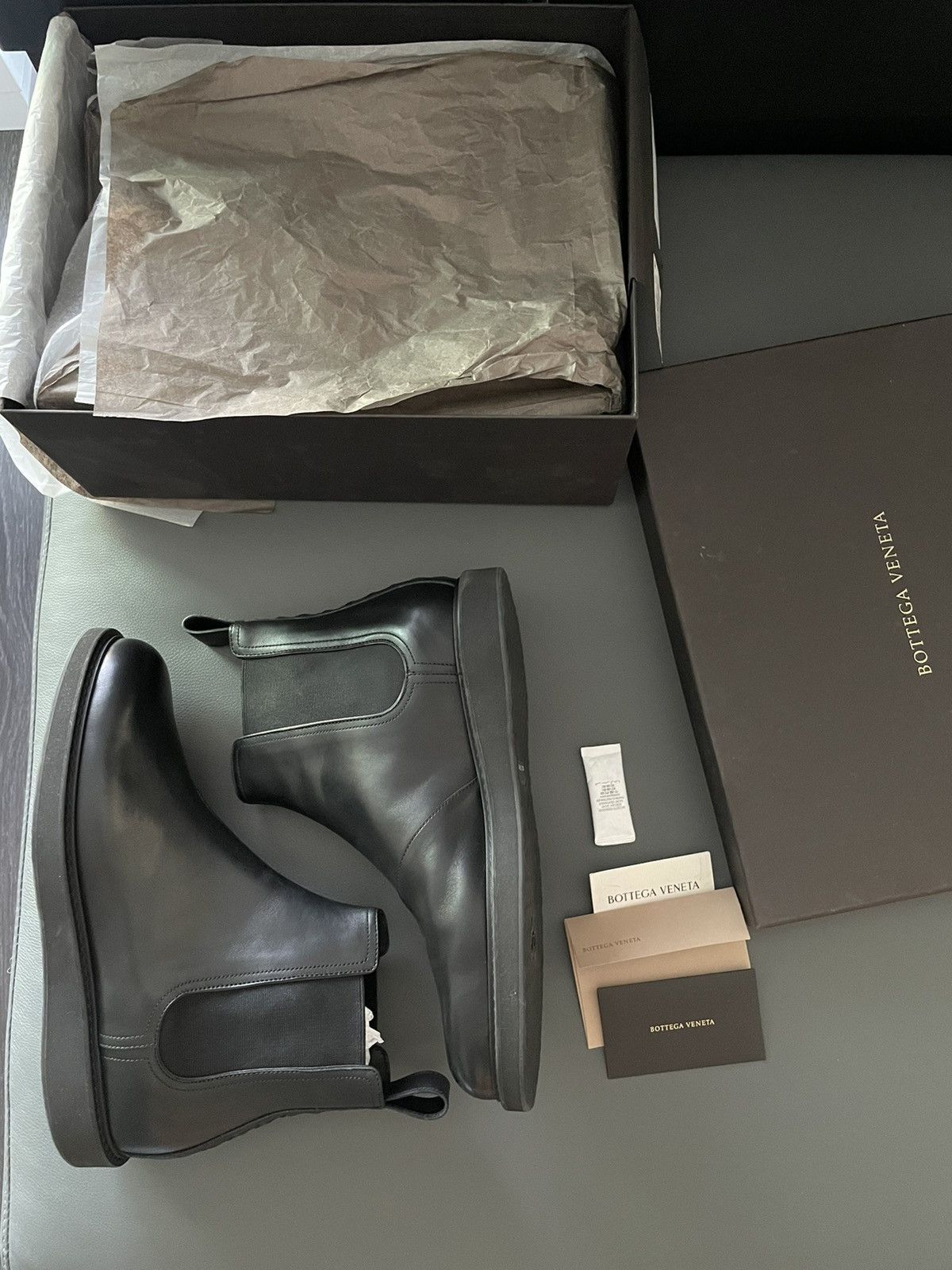 Bottega Veneta Bottega Veneta Runway Leather Boots Limited Edition Size US 10.5 / EU 43-44 - 20 Thumbnail