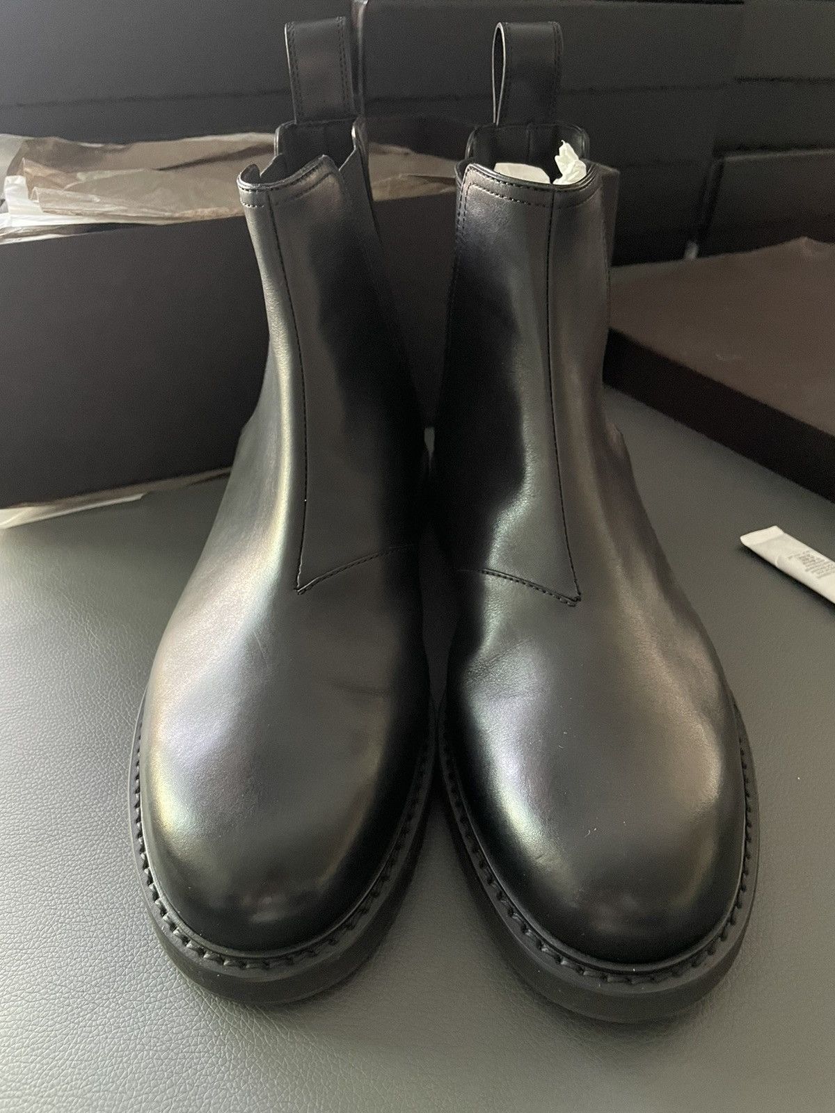 Bottega Veneta Bottega Veneta Runway Leather Boots Limited Edition Size US 10.5 / EU 43-44 - 1 Thumbnail