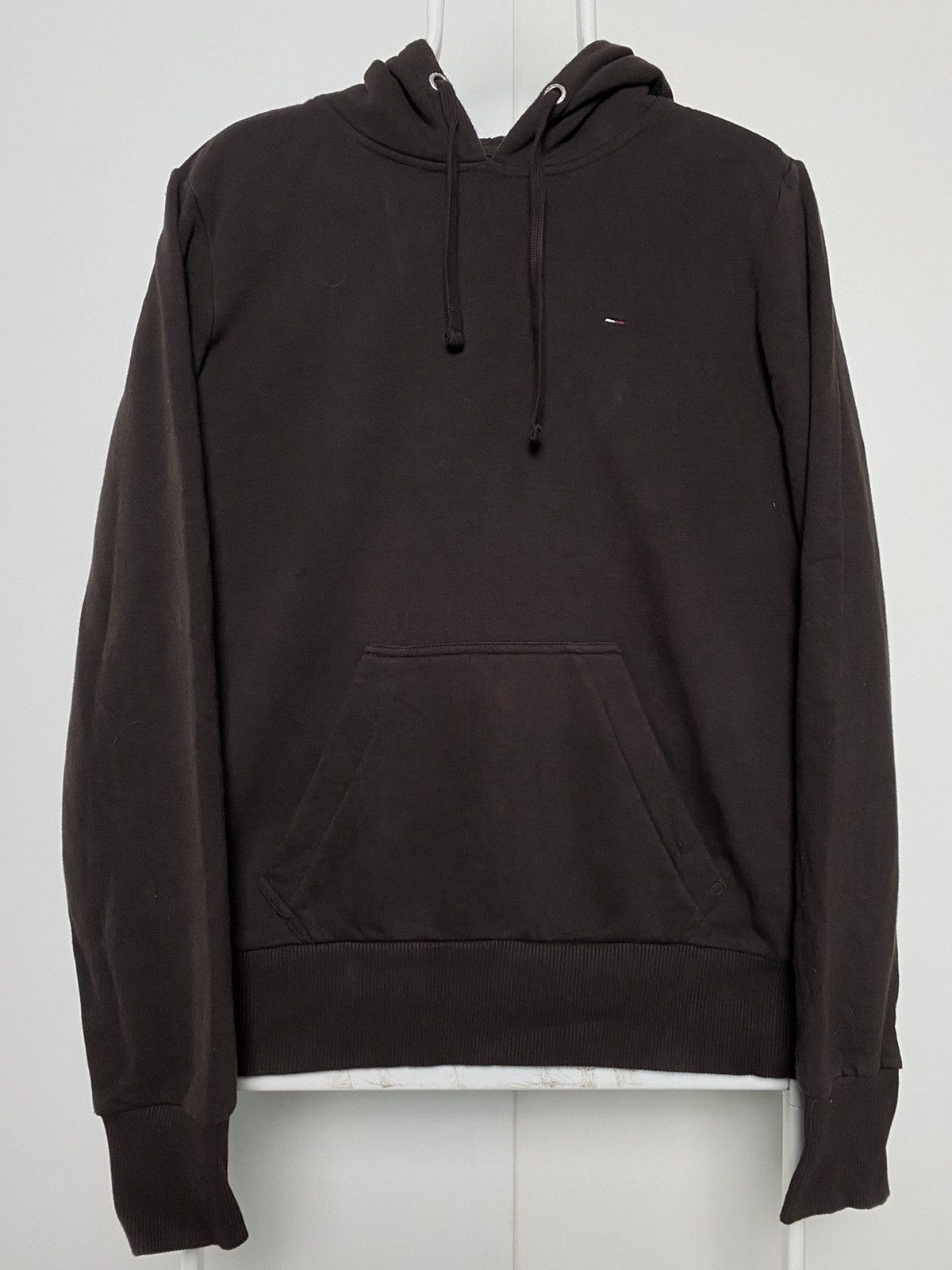 Tommy Hilfiger × Vintage Tommy Hilfiger vintage brown hoodie Racing Size US S / EU 44-46 / 1 - 3 Thumbnail