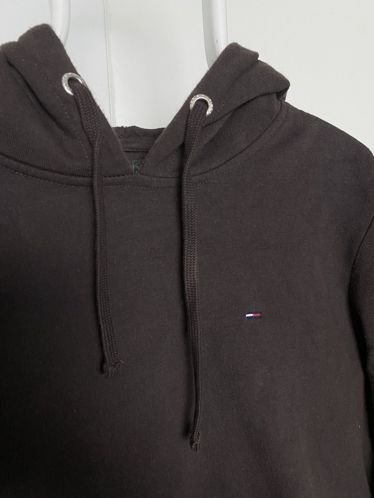 Tommy Hilfiger × Vintage Tommy Hilfiger vintage brown hoodie Racing Size US S / EU 44-46 / 1 - 4 Thumbnail