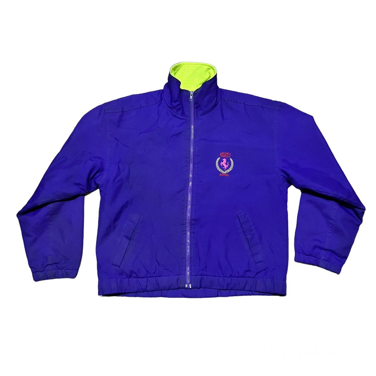 Other Vintage Ferrari Big Logo Sweater Jacket Size US L / EU 52-54 / 3 - 2 Thumbnail