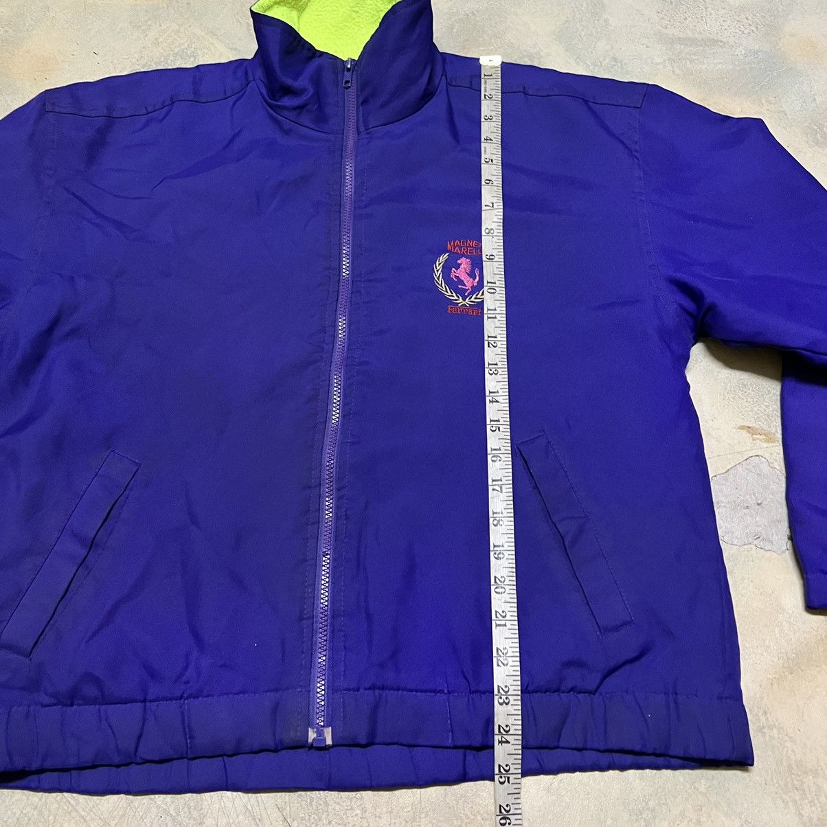 Other Vintage Ferrari Big Logo Sweater Jacket Size US L / EU 52-54 / 3 - 13 Thumbnail