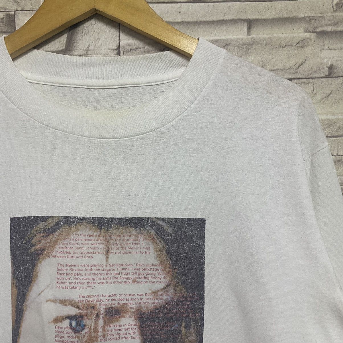 Nirvana Vintage Kurt Cobain Shirt Longsleeve Biography Size US L / EU 52-54 / 3 - 6 Thumbnail