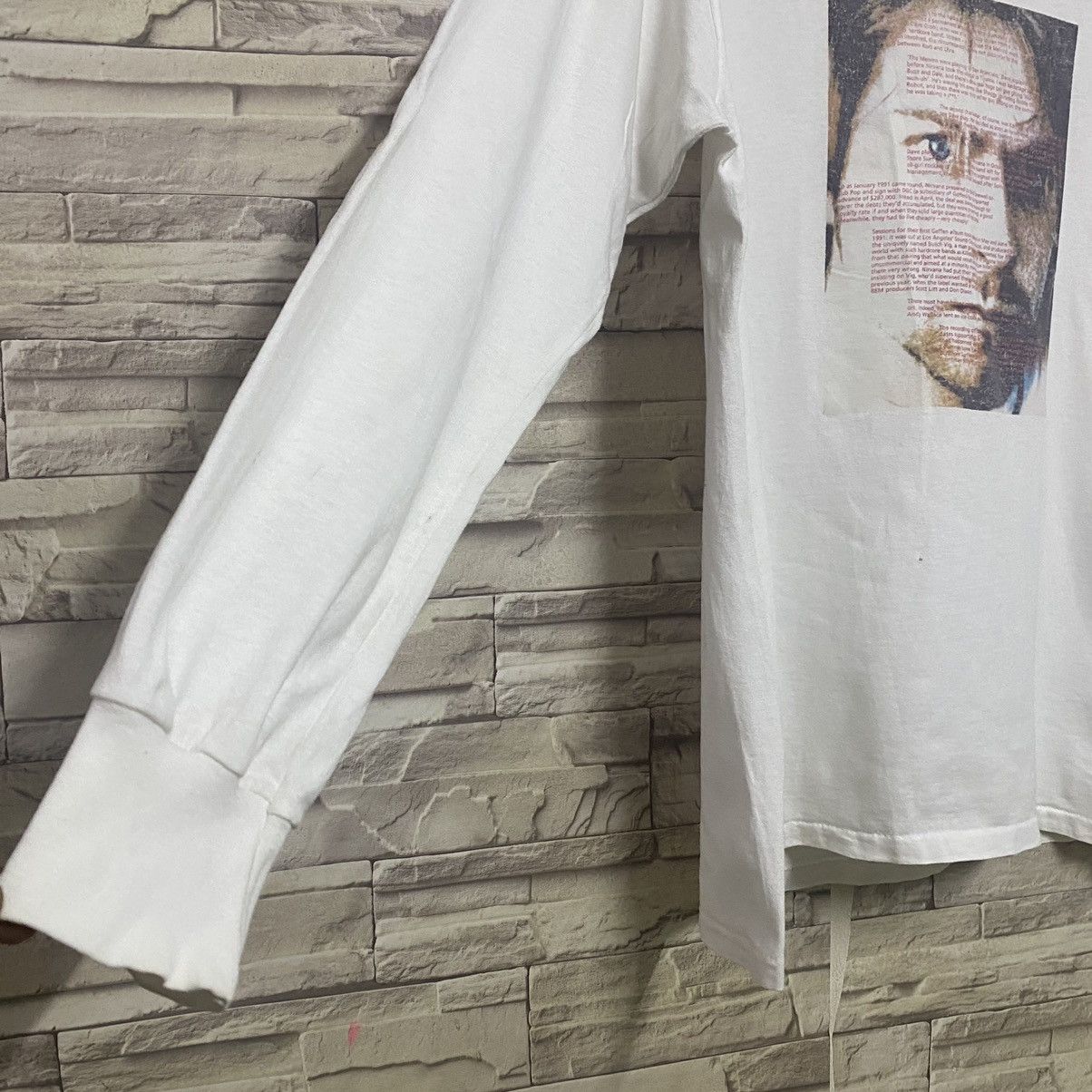Nirvana Vintage Kurt Cobain Shirt Longsleeve Biography Size US L / EU 52-54 / 3 - 8 Thumbnail