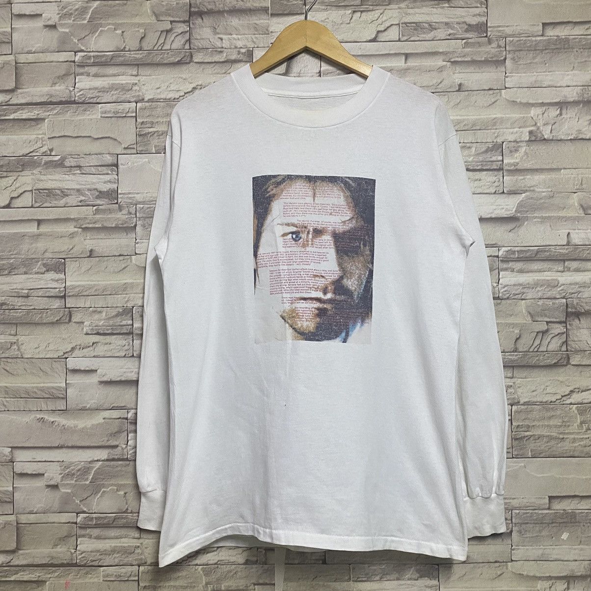 Nirvana Vintage Kurt Cobain Shirt Longsleeve Biography Size US L / EU 52-54 / 3 - 4 Thumbnail