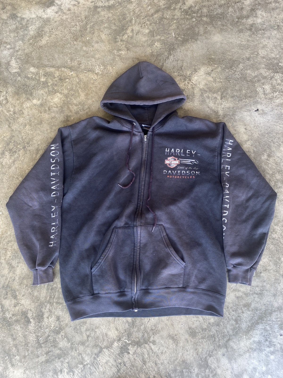 Harley Davidson × Made In Usa × Vintage Vintage Faded Harley Davidson ...
