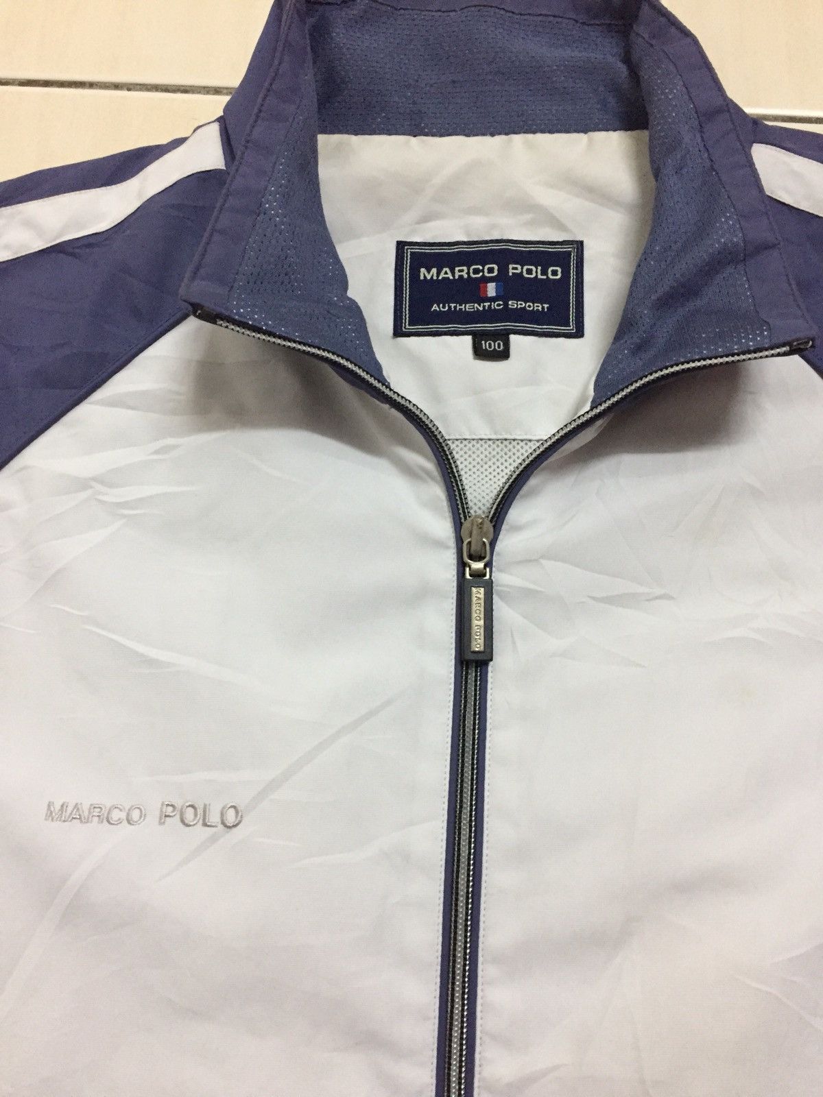 ~90's euro vintage MARCO 'POLO ウールジャケット Vintage Marco Polo 100 Authentic Sport Track Suit Red